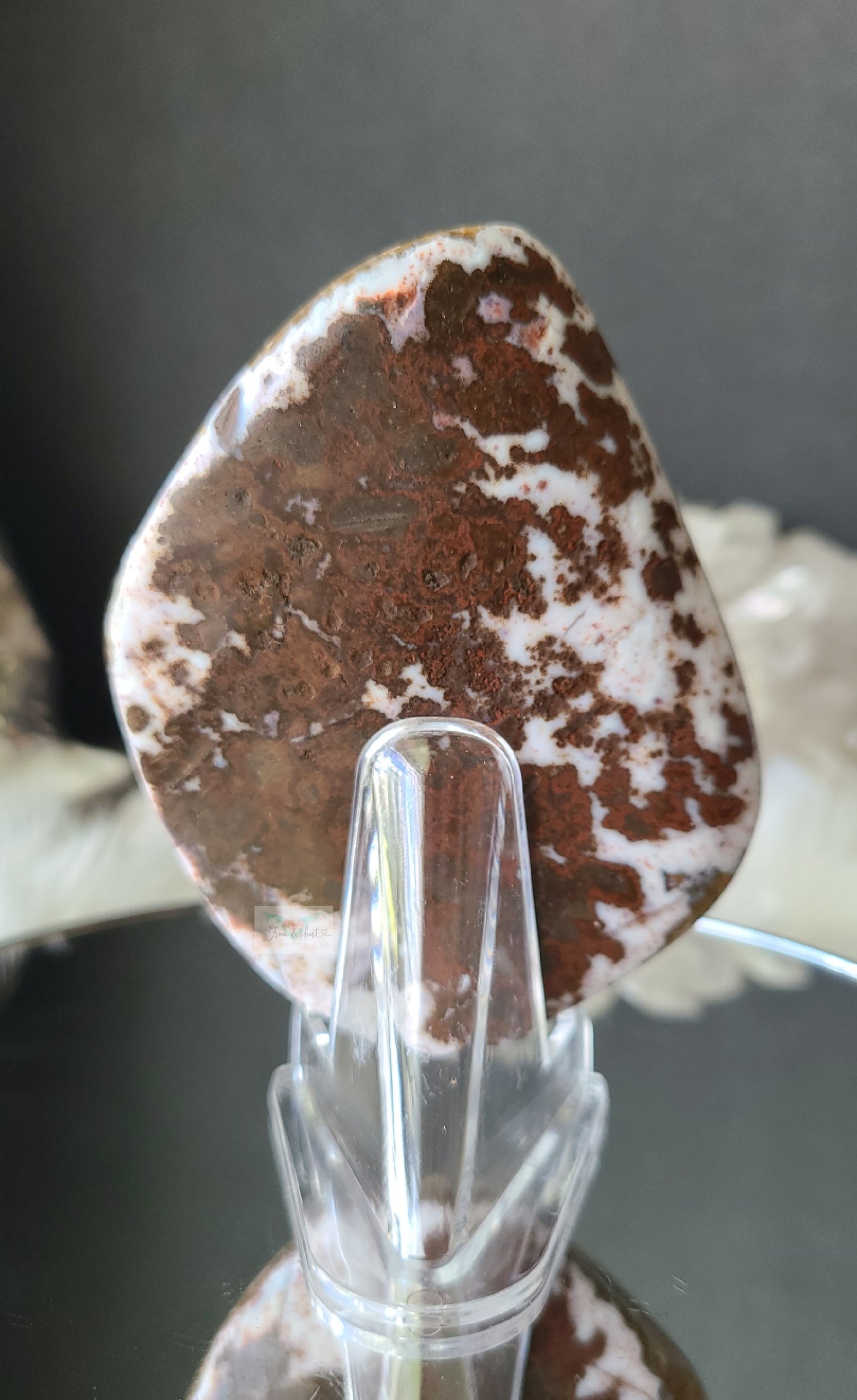 Blue Chalcedony on Amethyst Citrine (RARE)
