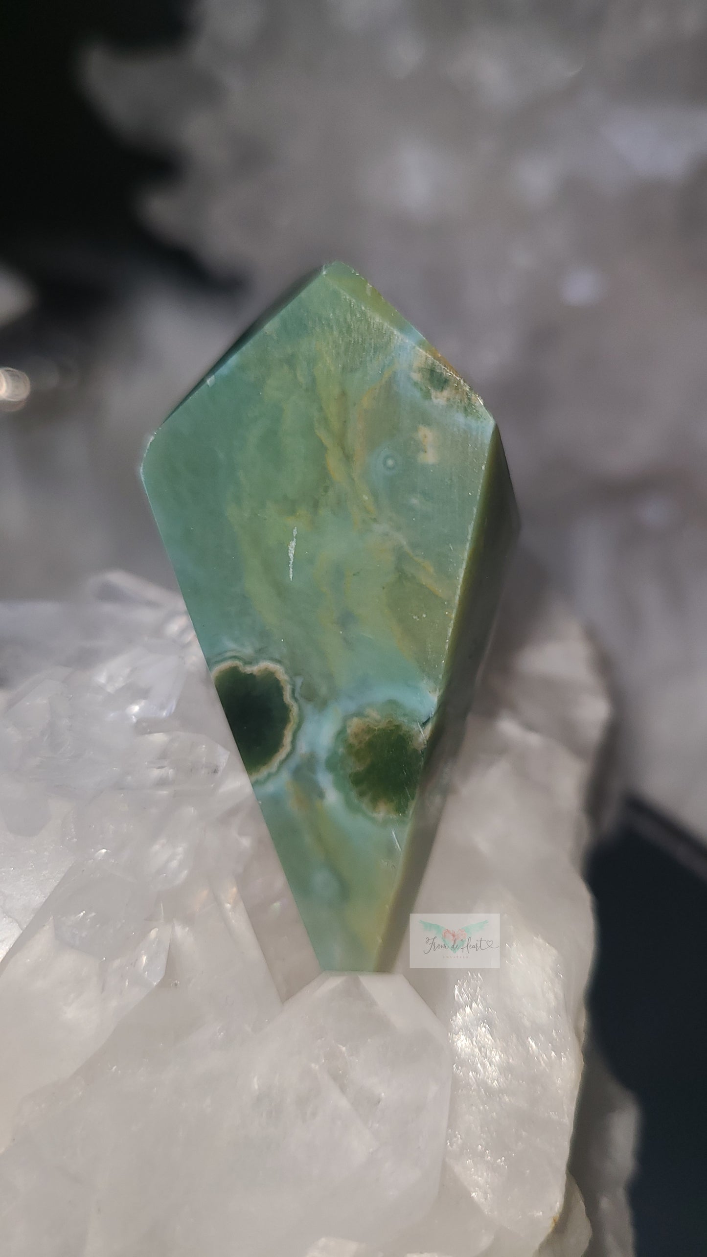 Green Ocean Jasper 1st Vein Free form