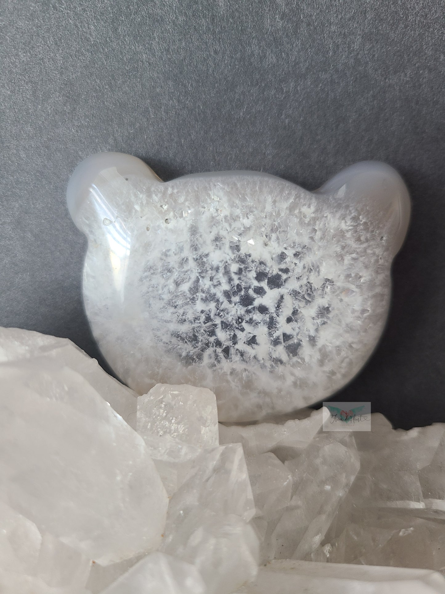 Agate Teddy Bear Bowls (with Rainbows)