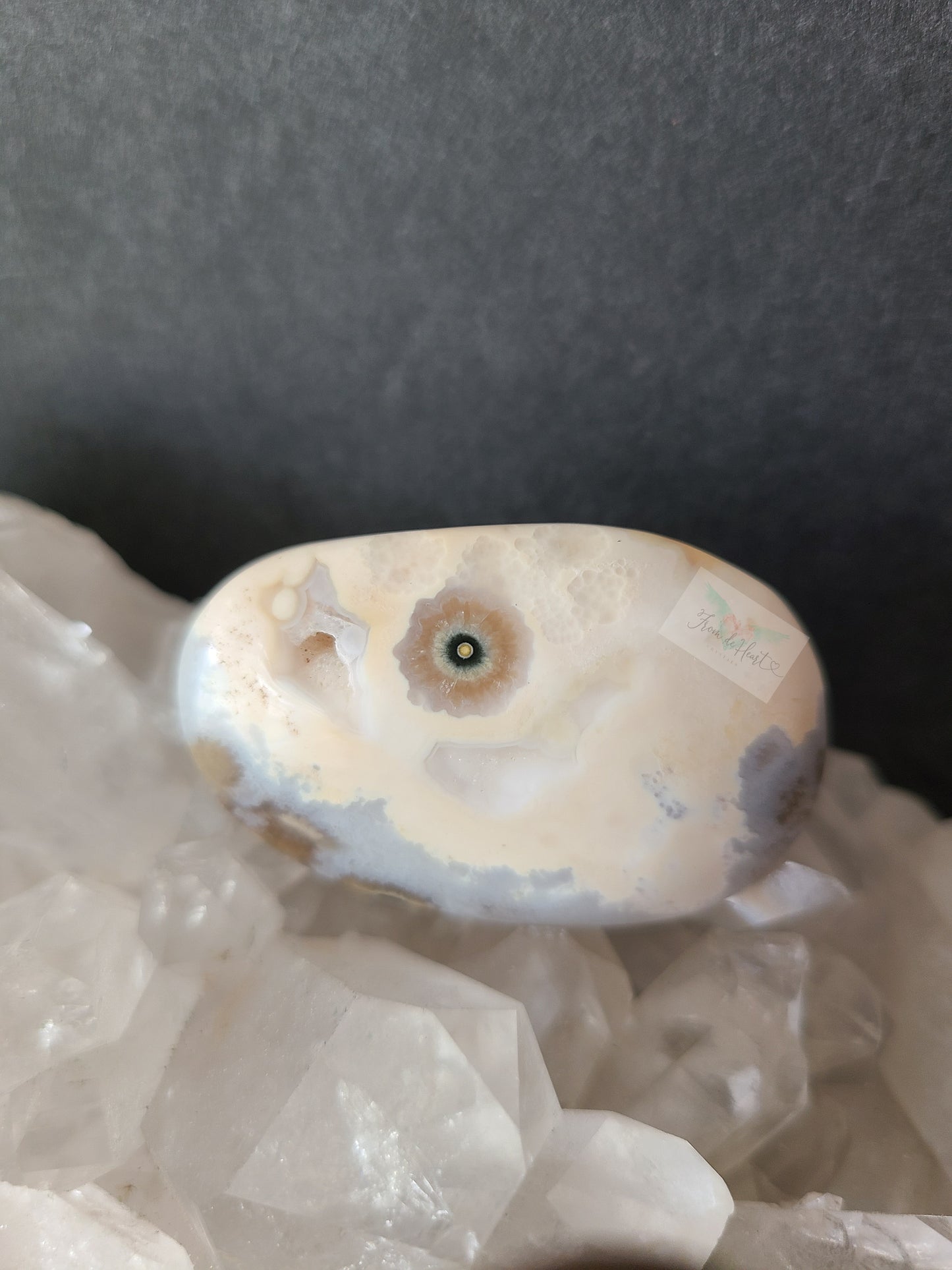 Flowery Ocean Jasper Pocket Stone