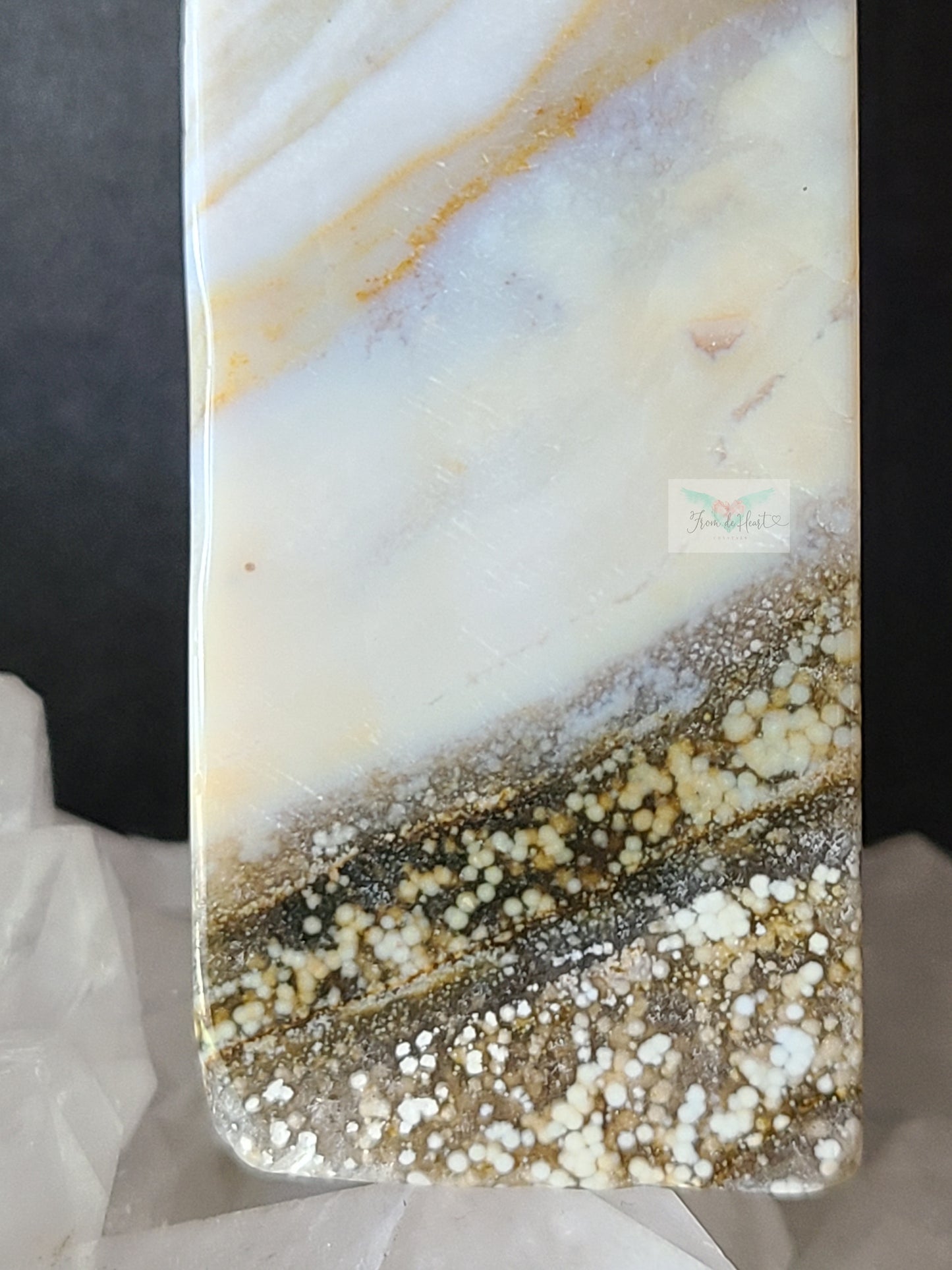 Dendritic Yellow Ocean Jasper (RARE)