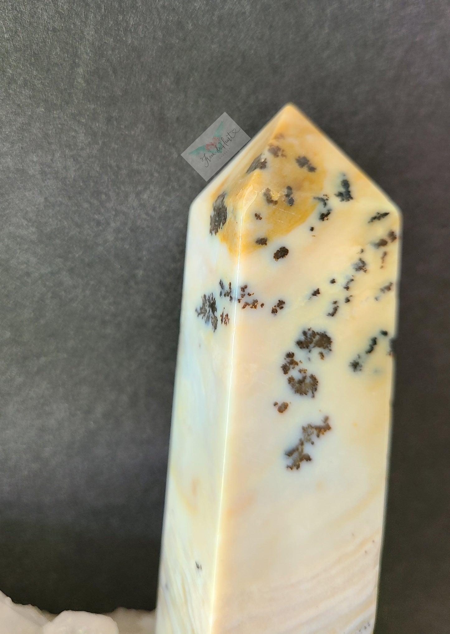 Dendritic Yellow Ocean Jasper (RARE)