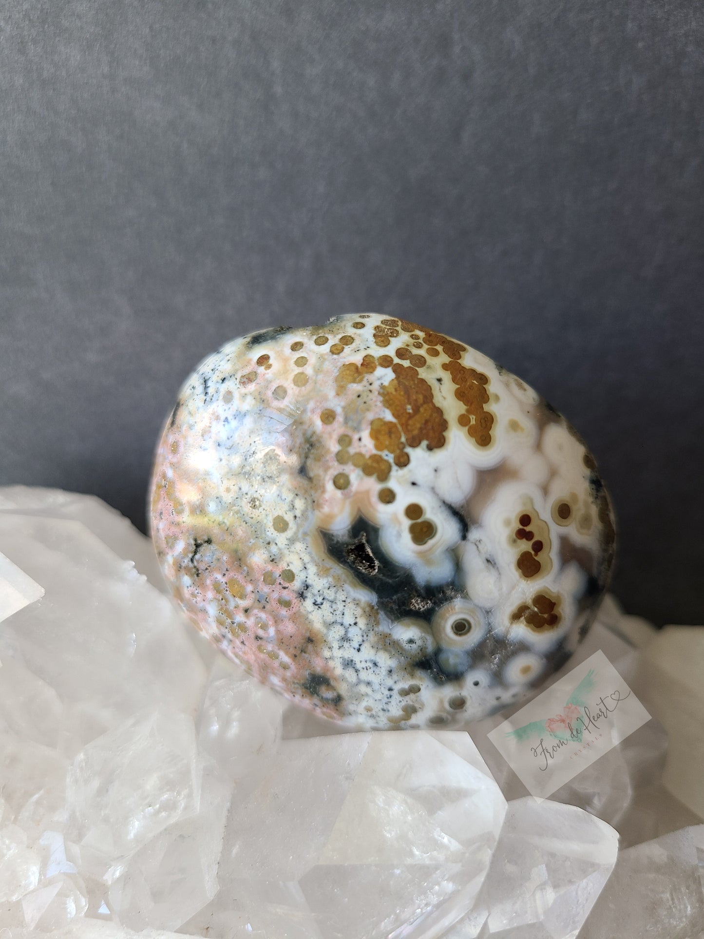 Ocean Jasper Palm Stone