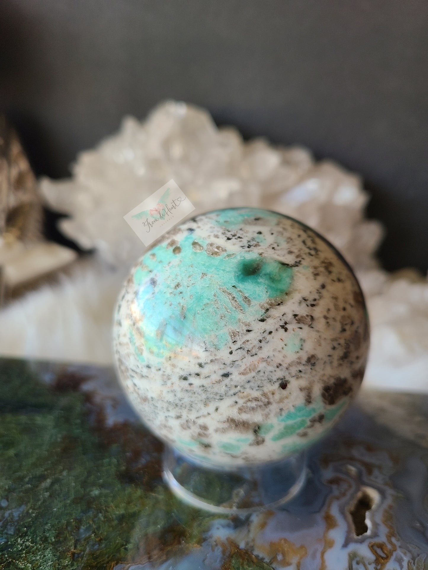 Amazonite Smoky Quartz