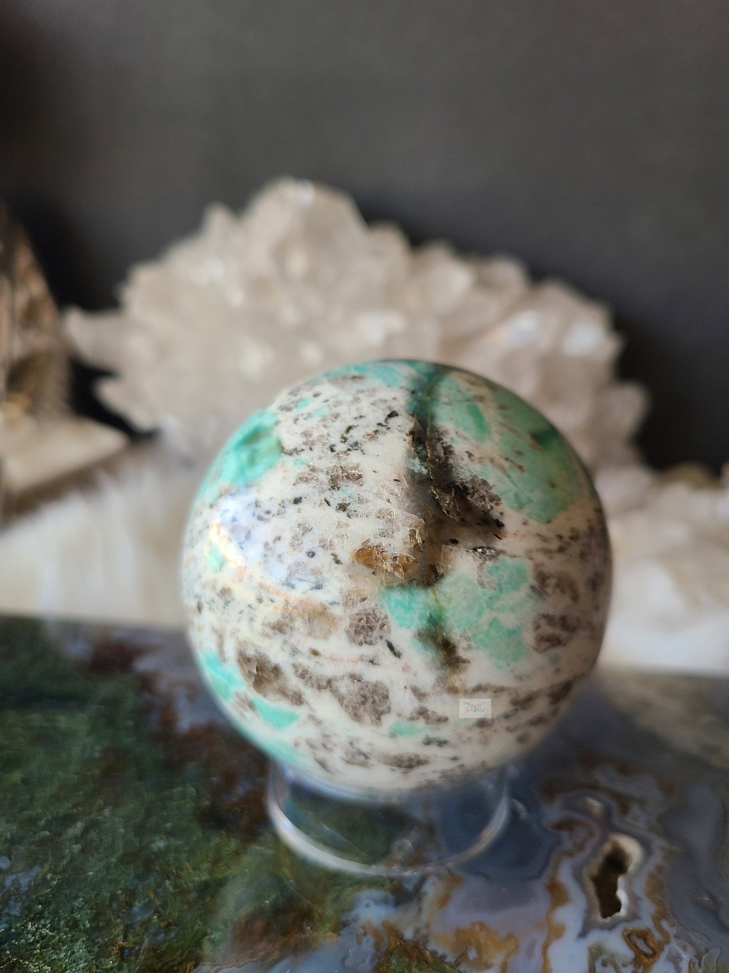 Amazonite Smoky Quartz