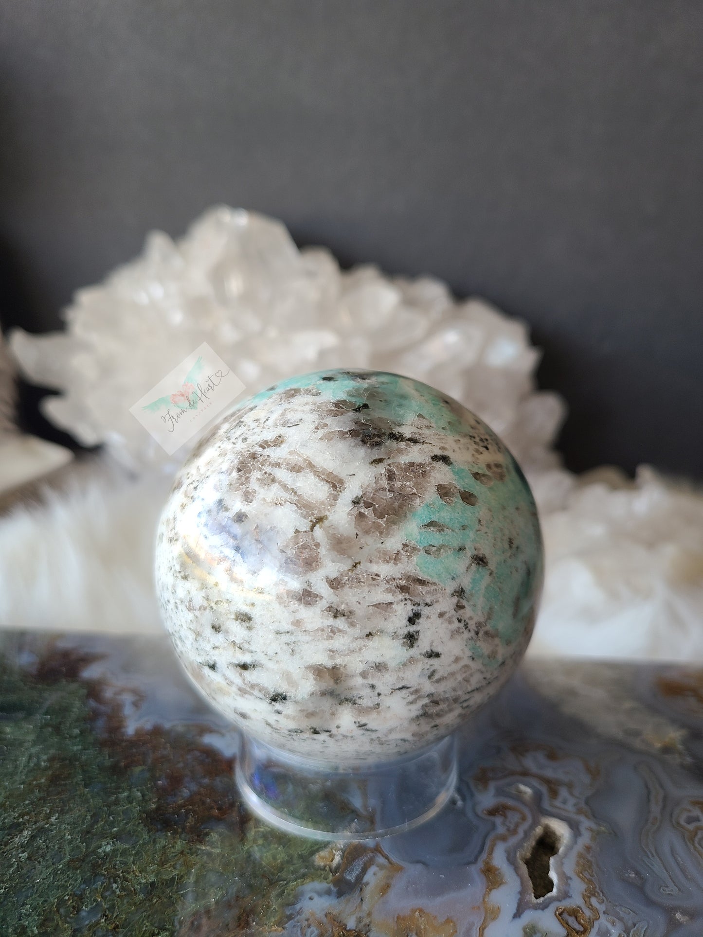Amazonite Smoky Quartz