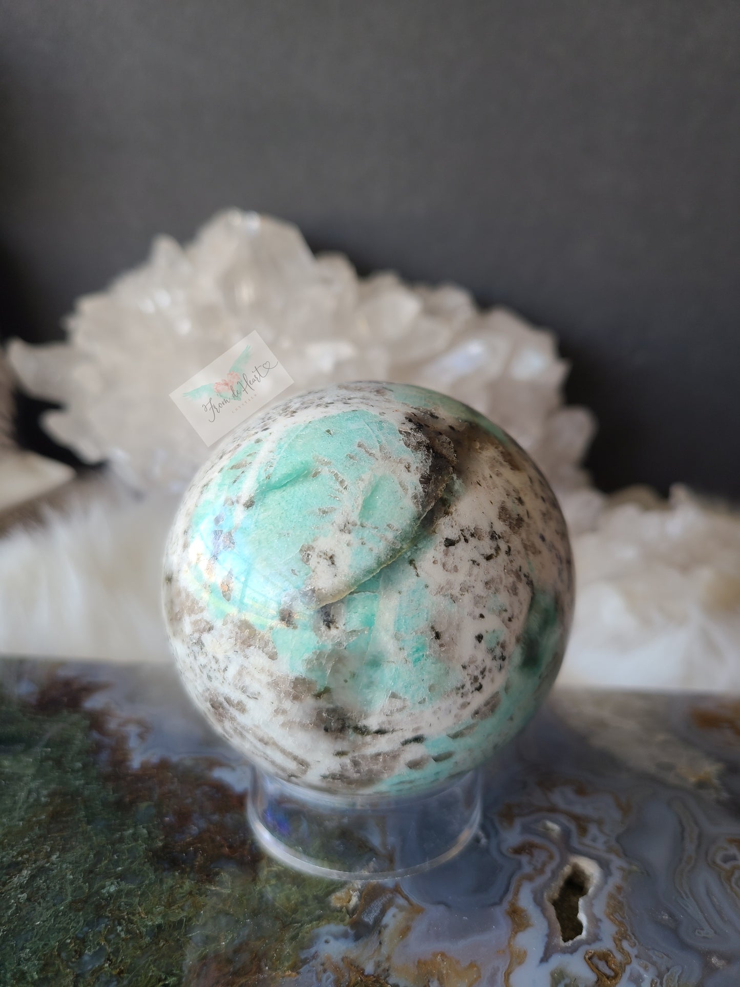Amazonite Smoky Quartz