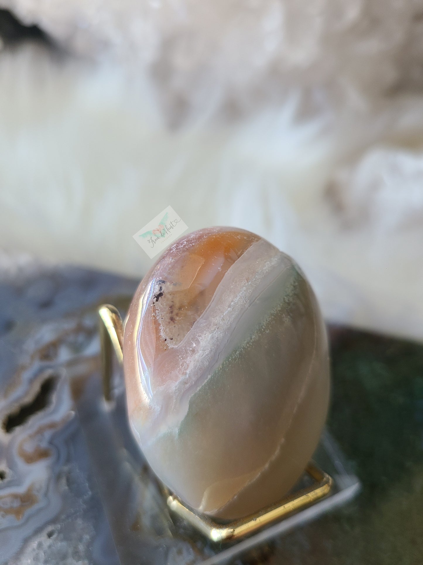 Ocean Jasper Pocket Stone
