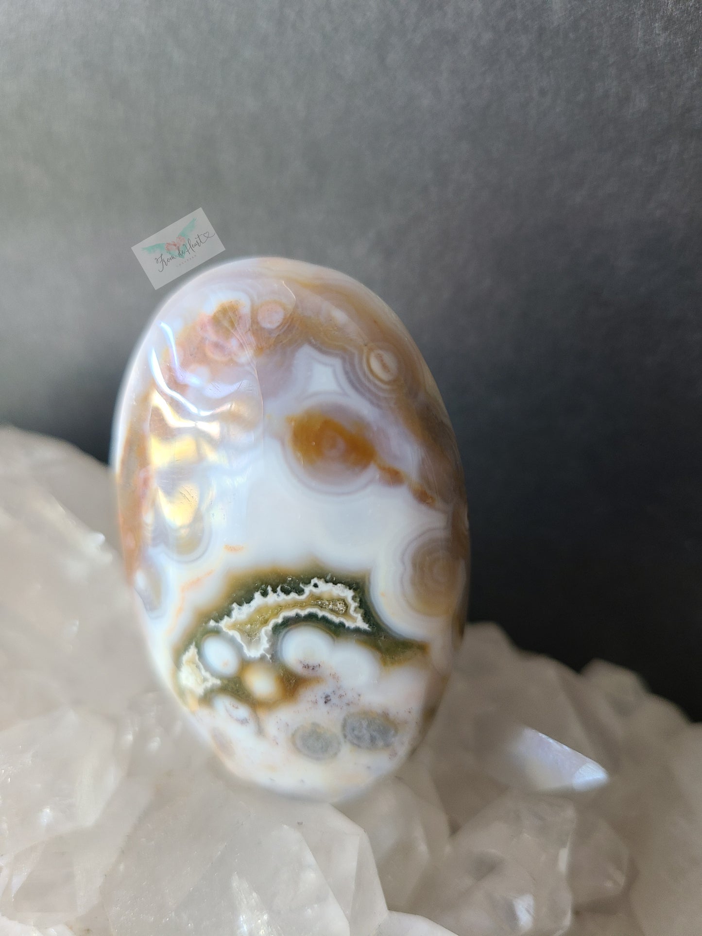 Ocean Jasper Pocket Stone