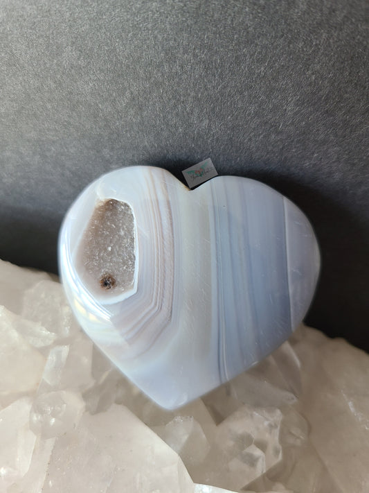 Druzy Agate Heart (B)