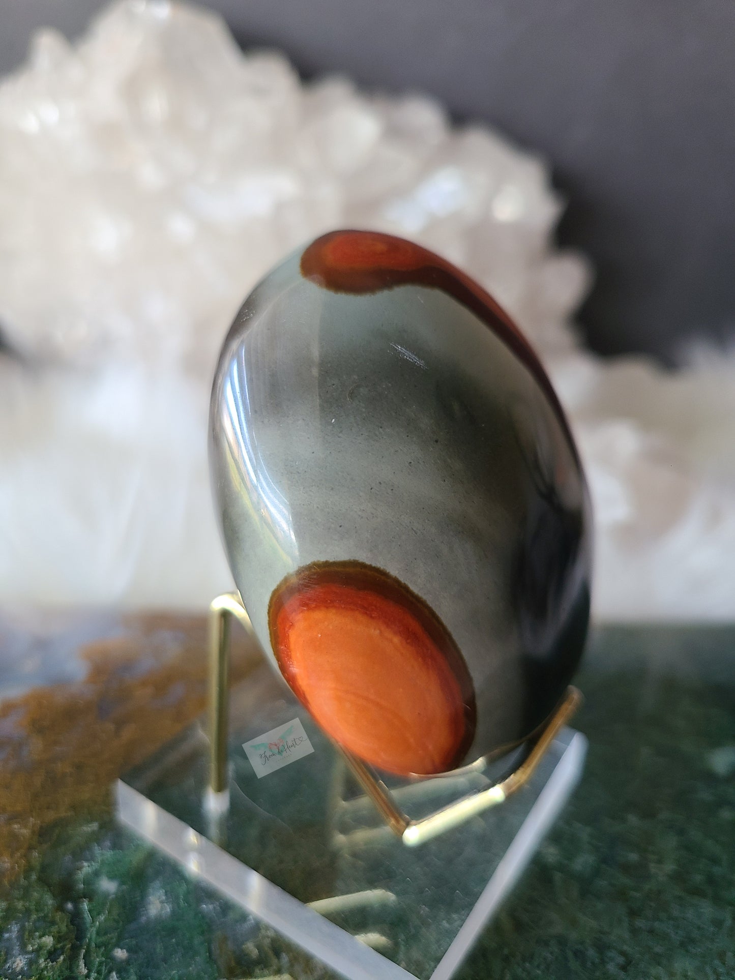 Polychrome Jasper Palm stone (A)