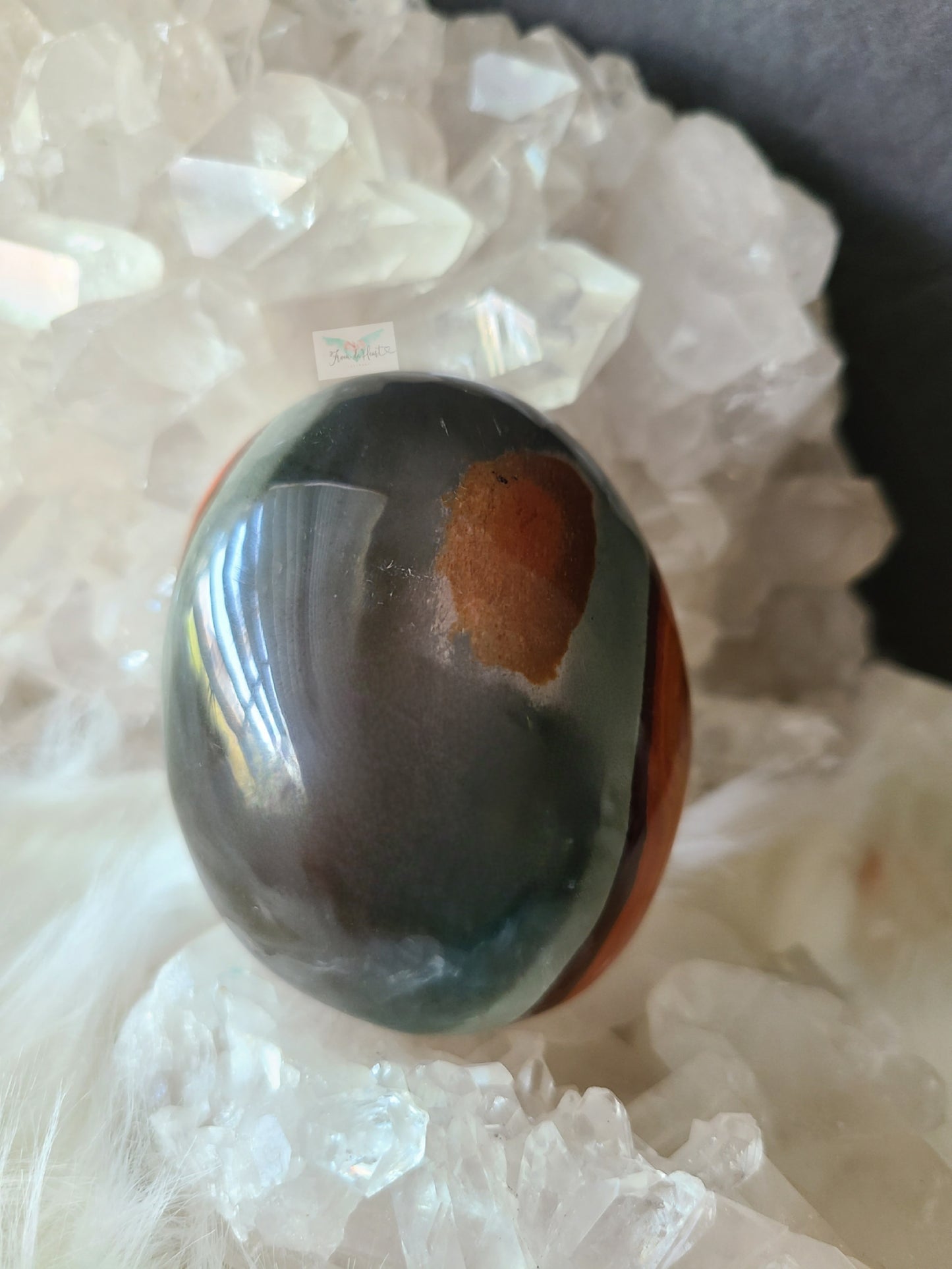 Polychrome Jasper Palm stone (A)