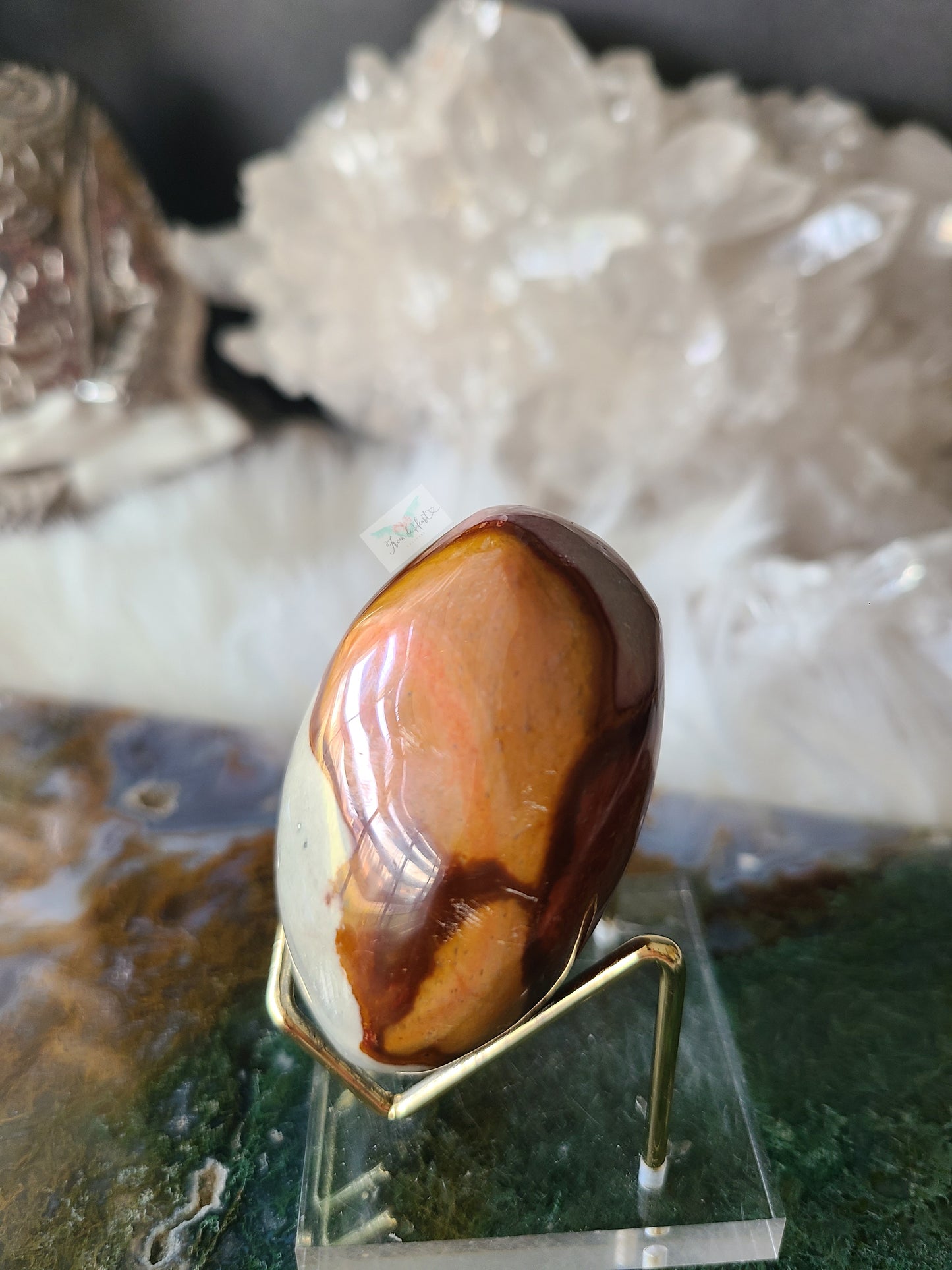 Polychrome Jasper Palm stone (B)