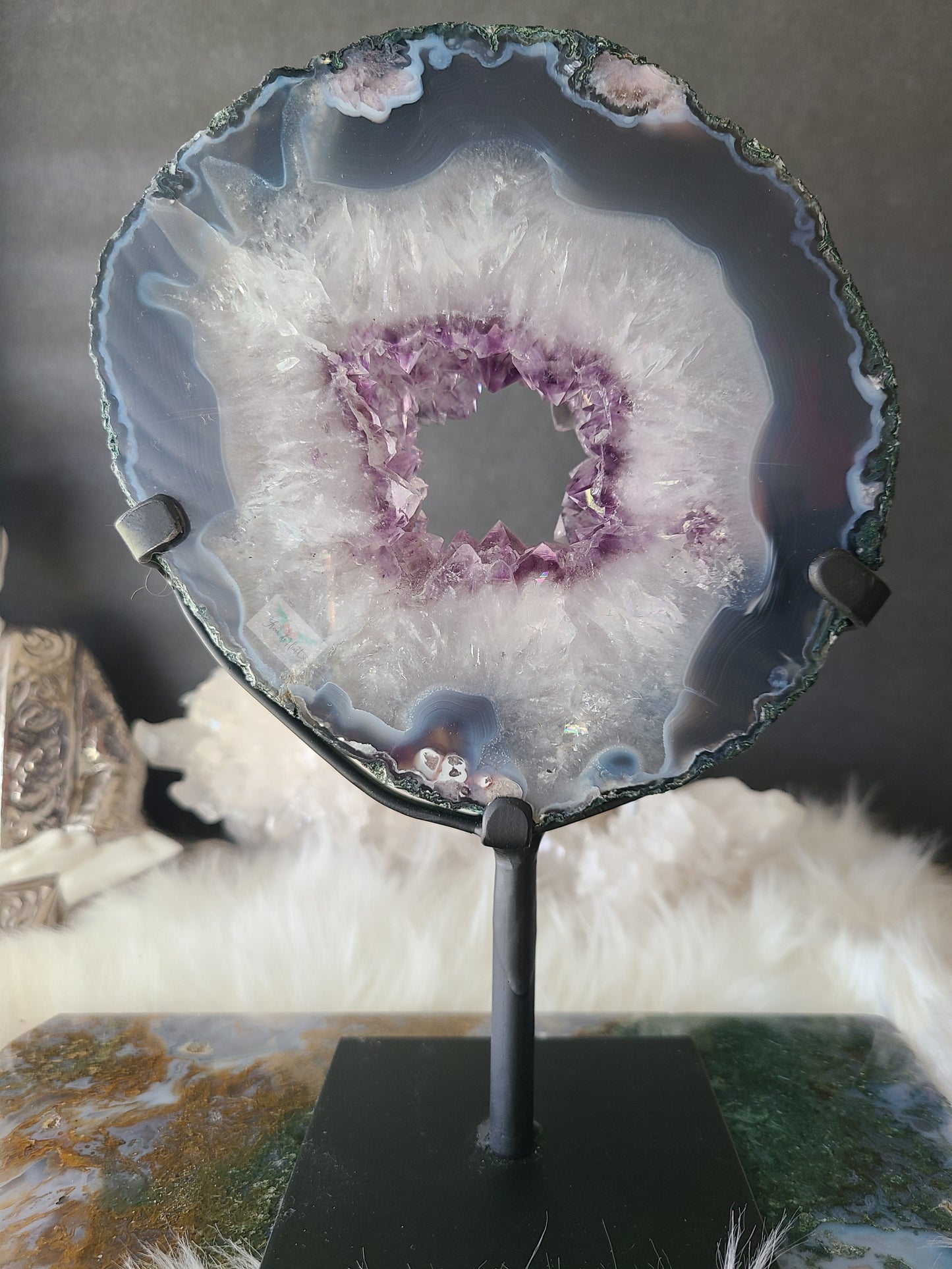 Amethyst Portal on stand