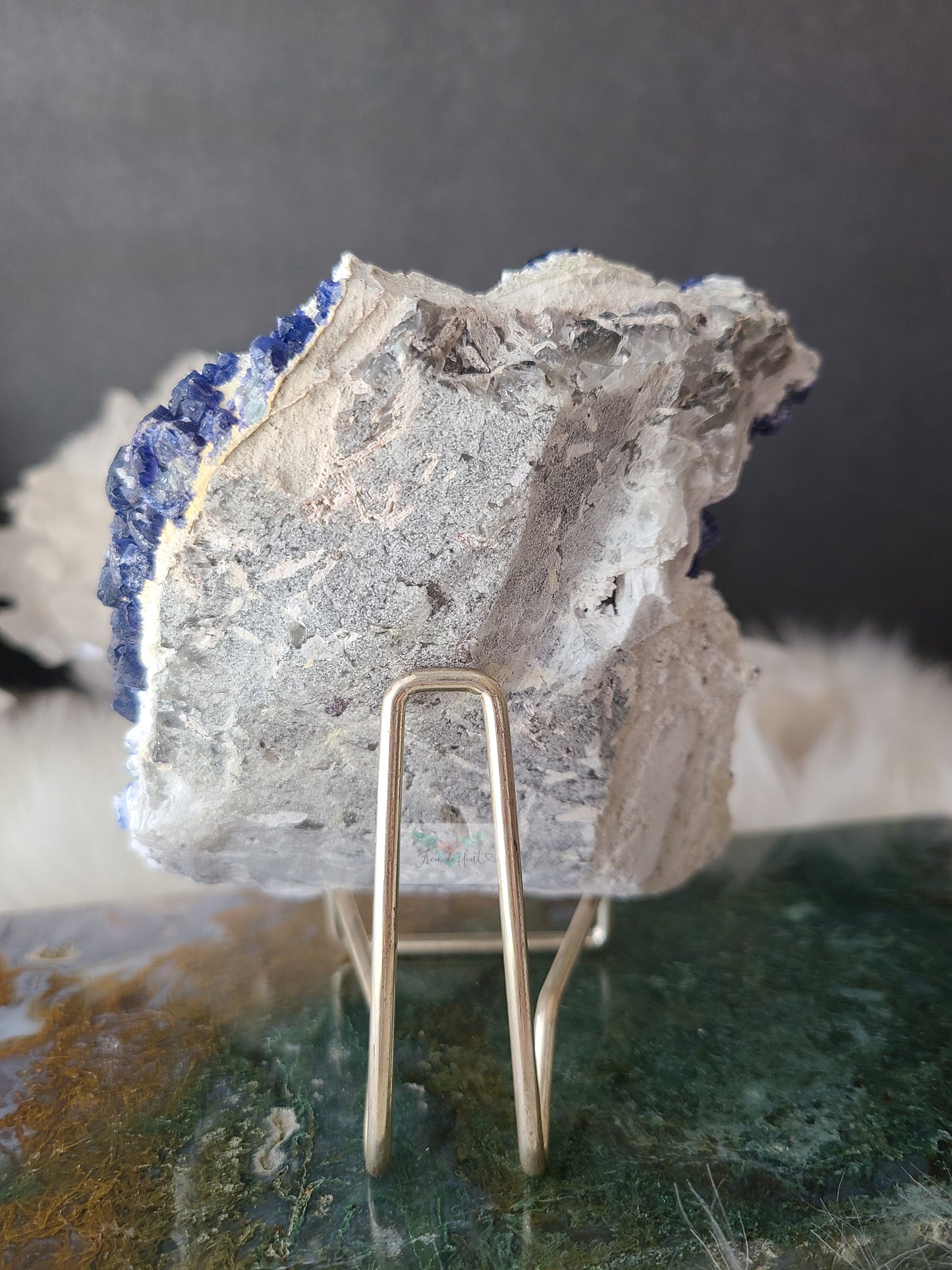 Blueberry Fluorite Specimen (UV Reactive)