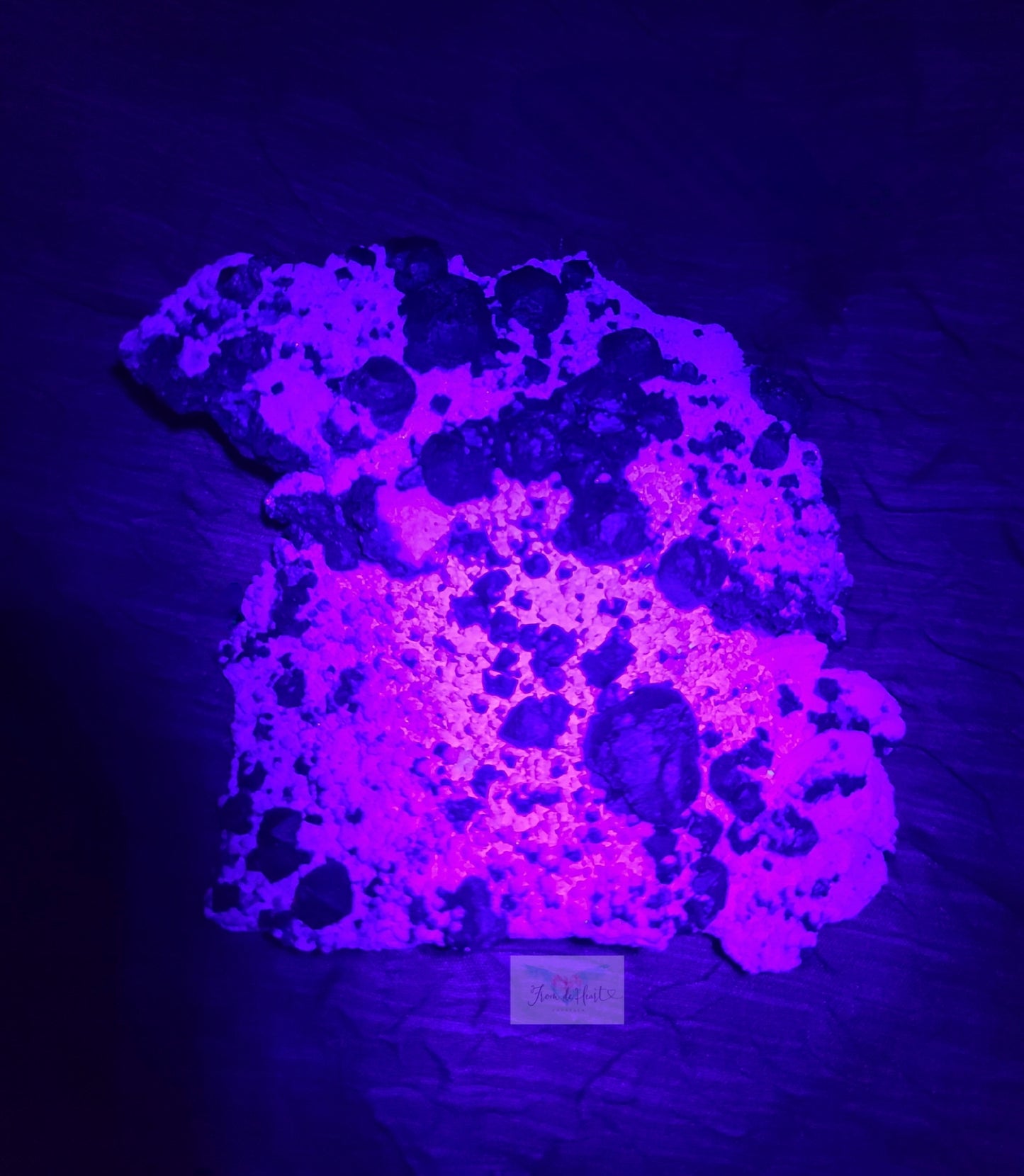 Blueberry Fluorite Specimen (UV Reactive)