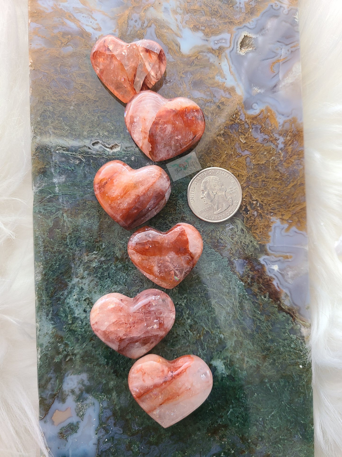Fire Quartz Hearts (Intuitively Chosen)