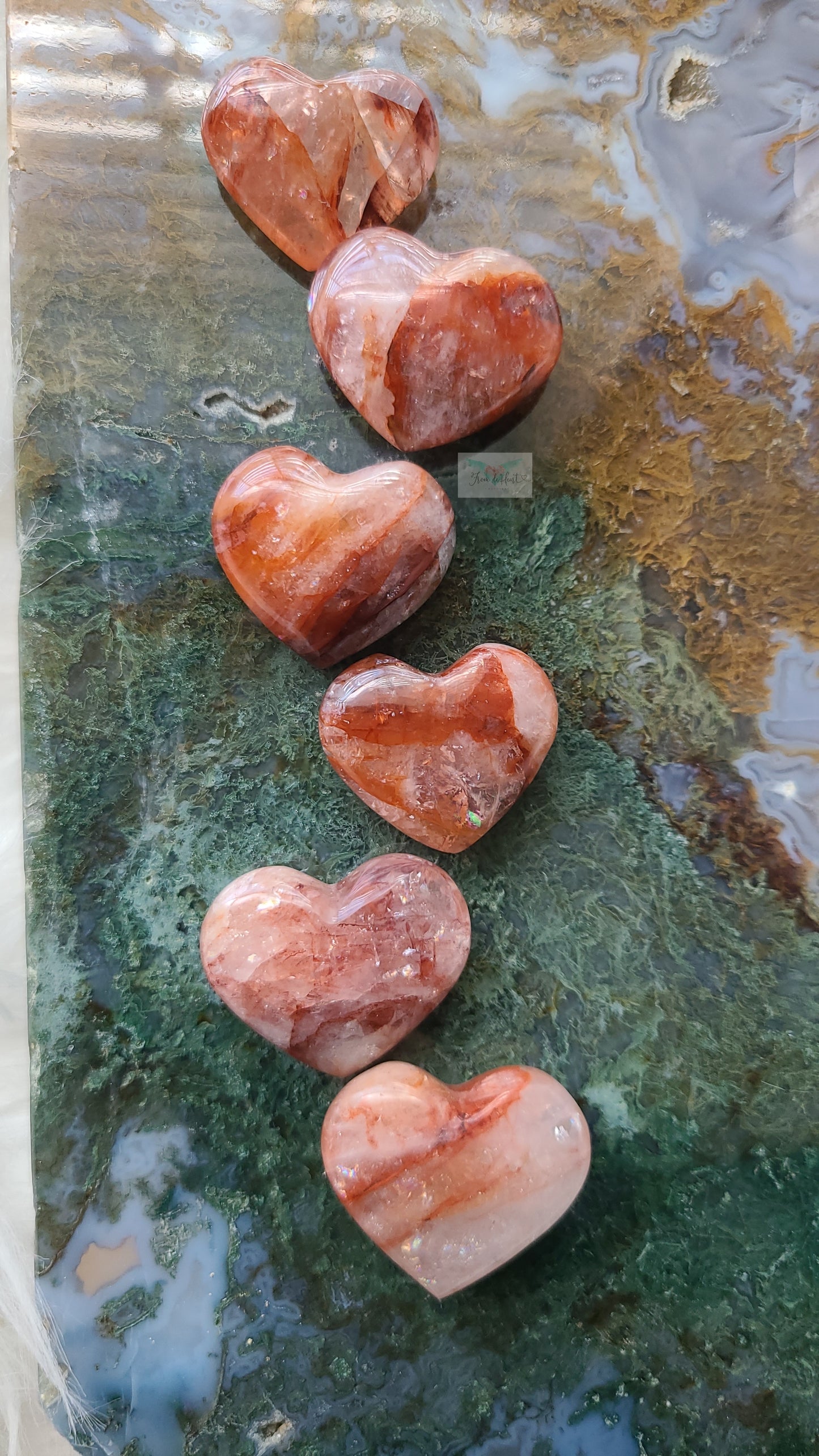 Fire Quartz Hearts (Intuitively Chosen)