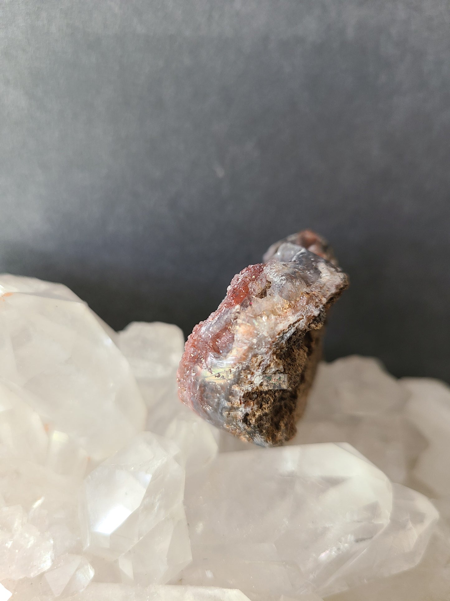 Druzy Chalcedony Heart (D)