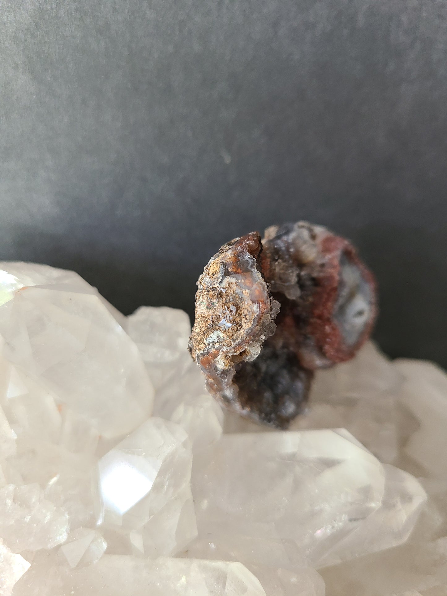 Druzy Chalcedony Heart (D)