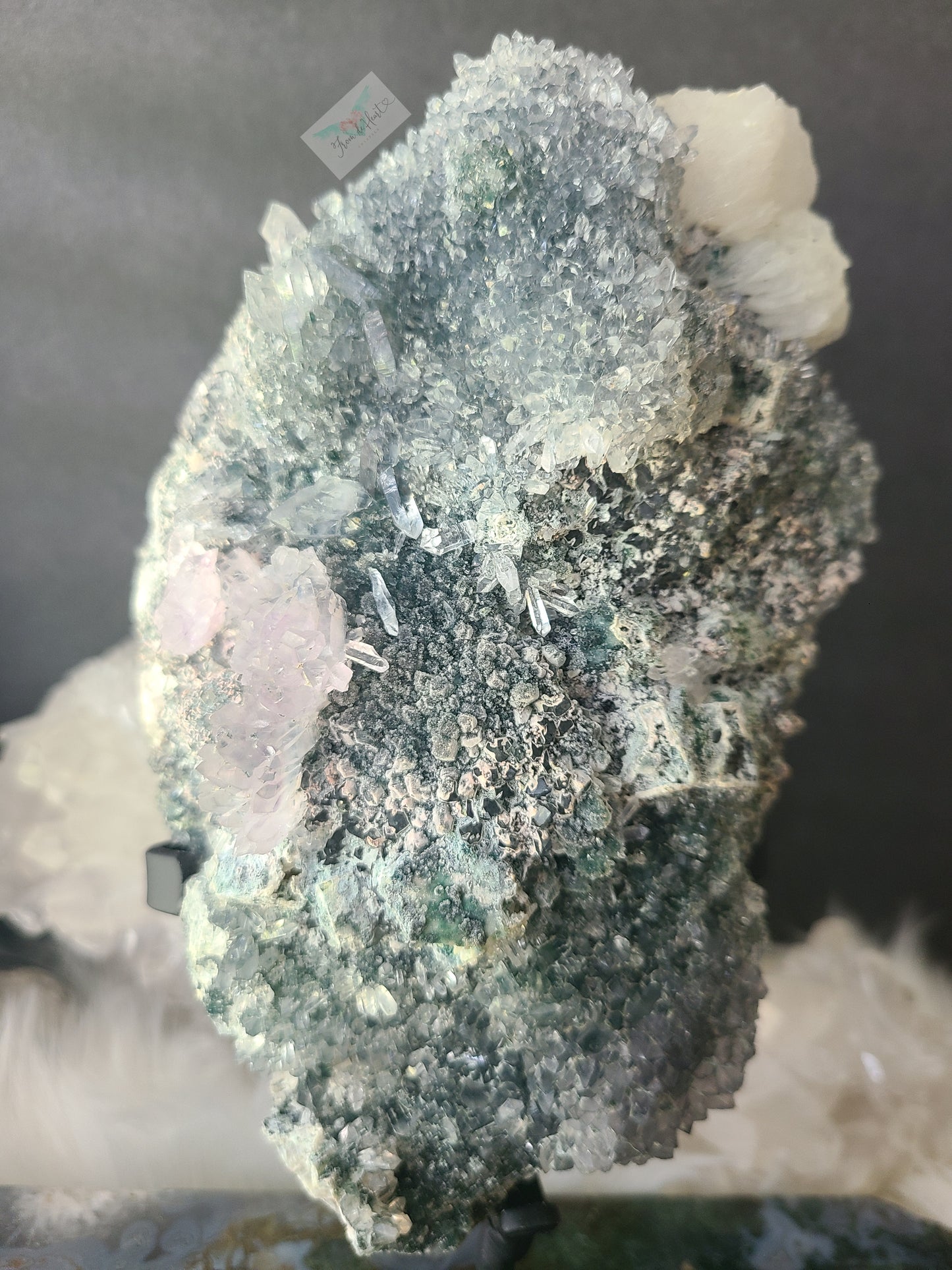 Amethyst Flower Zeolite on Stand (Large)