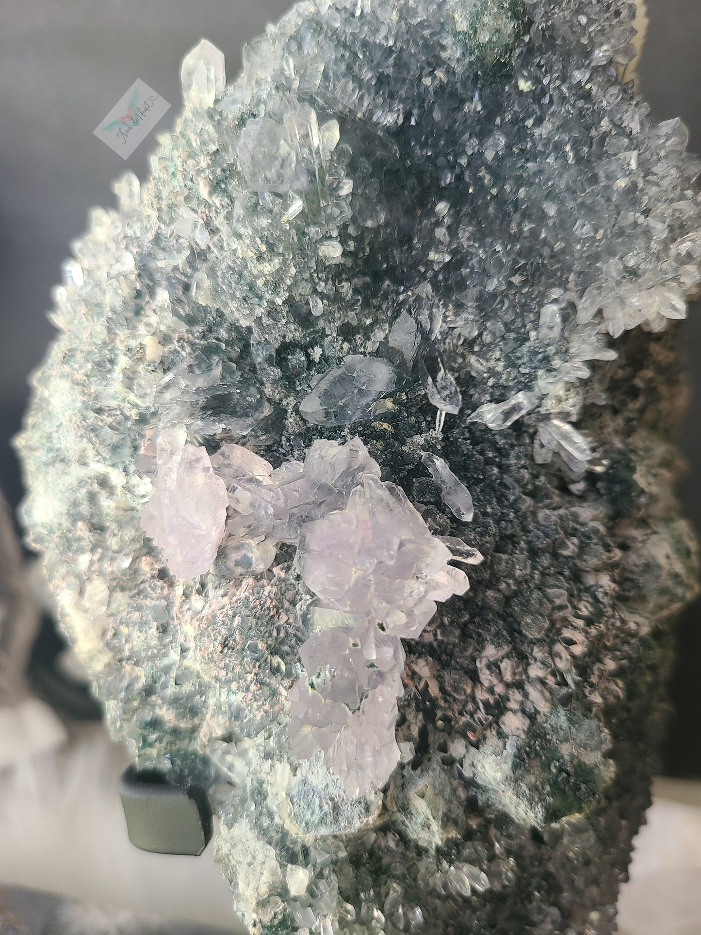 Amethyst Flower Zeolite on Stand (Large)