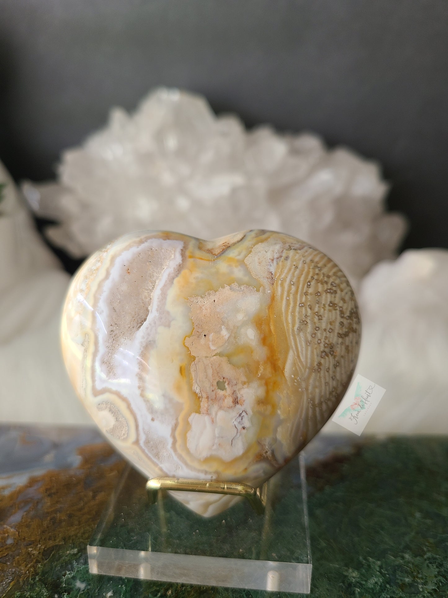 Ocean Jasper Hearts