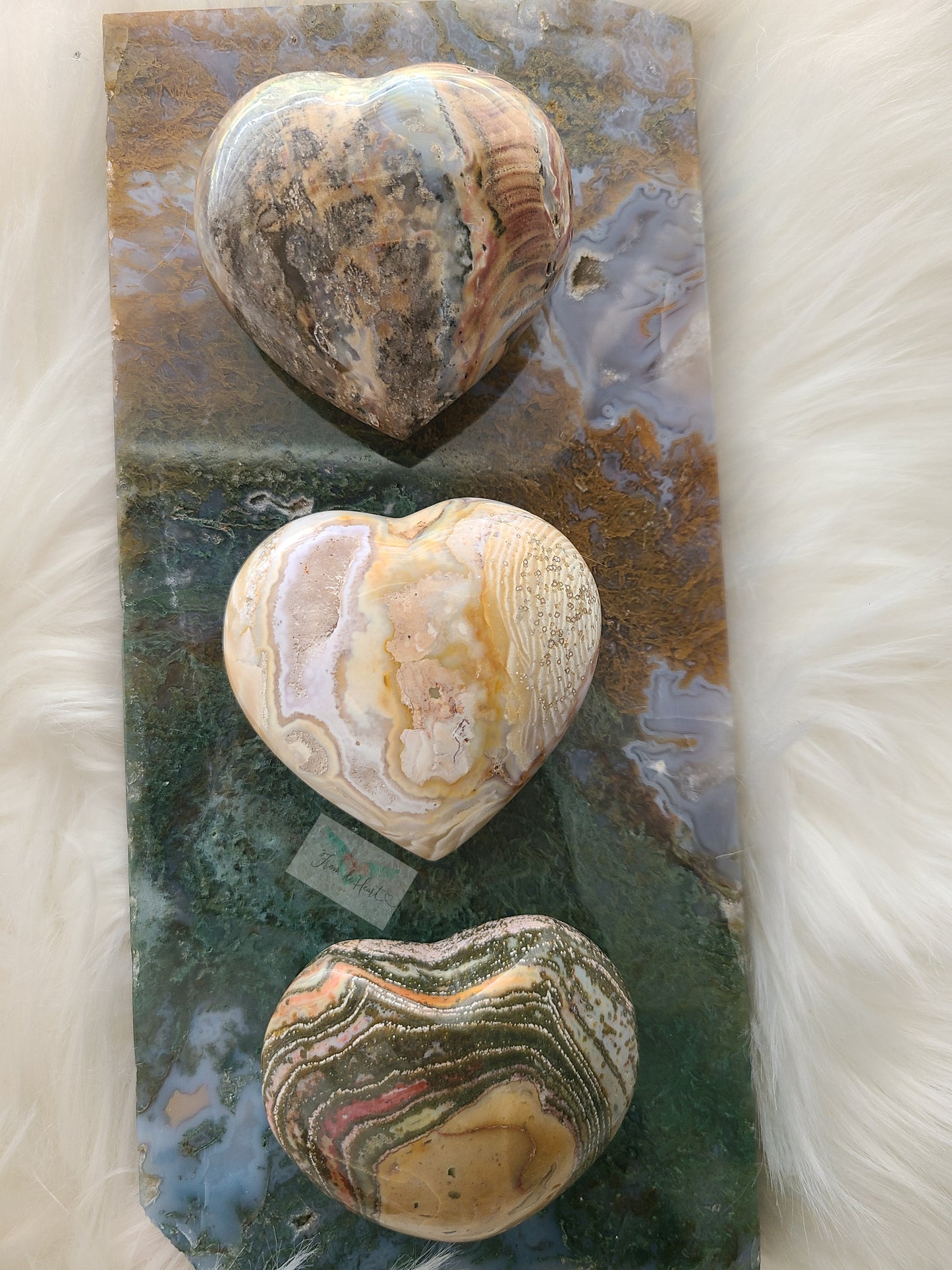 Ocean Jasper Hearts