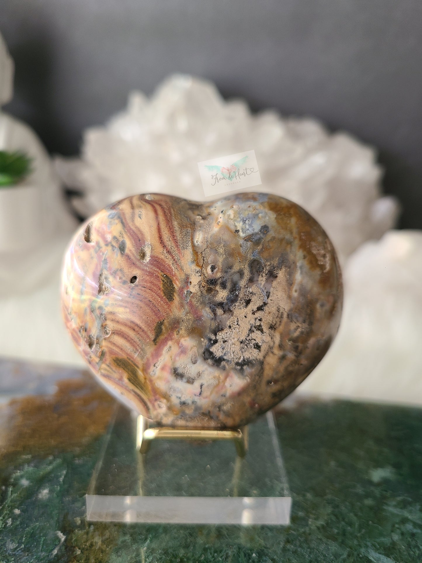 Ocean Jasper Hearts