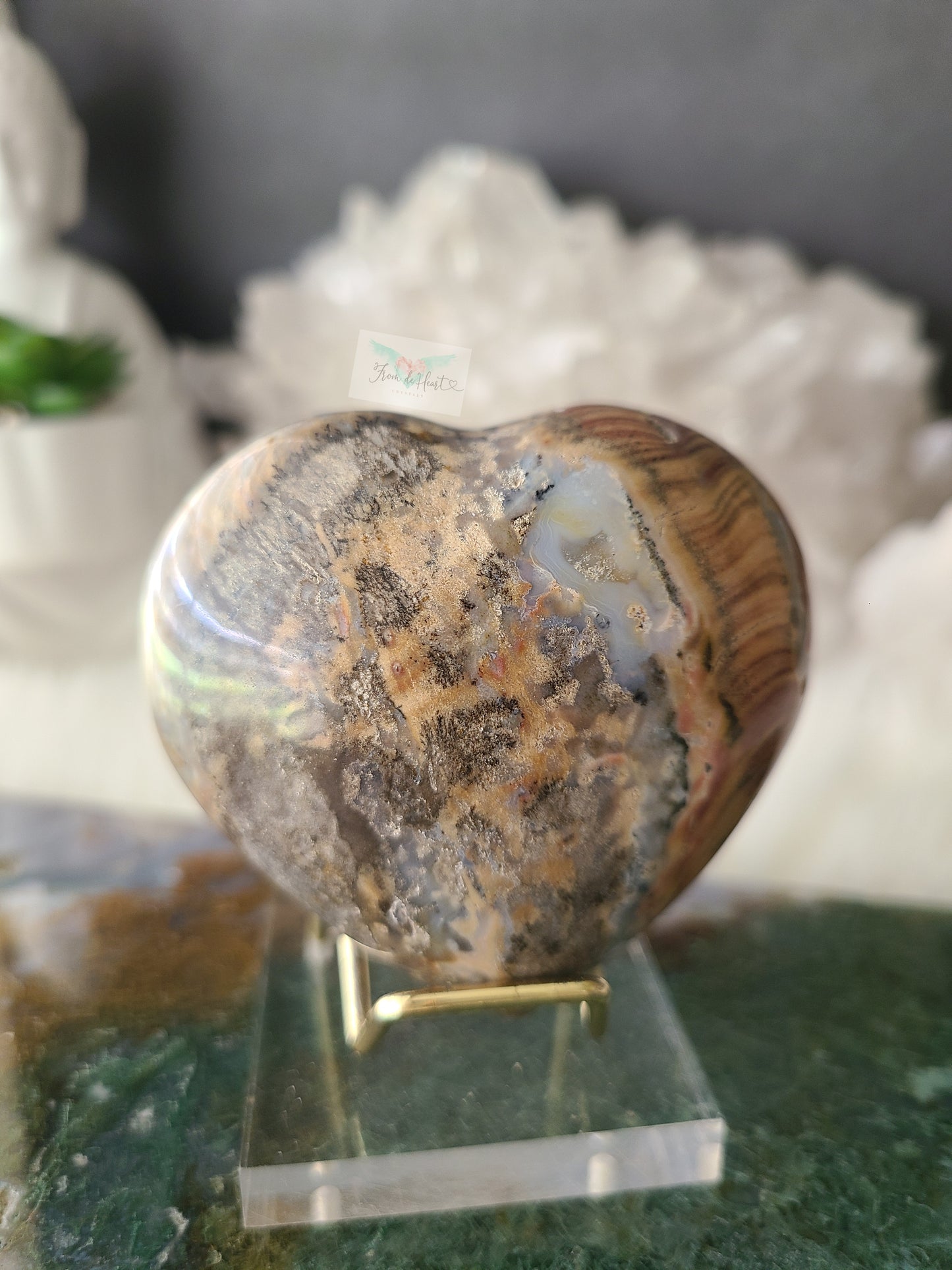 Ocean Jasper Hearts