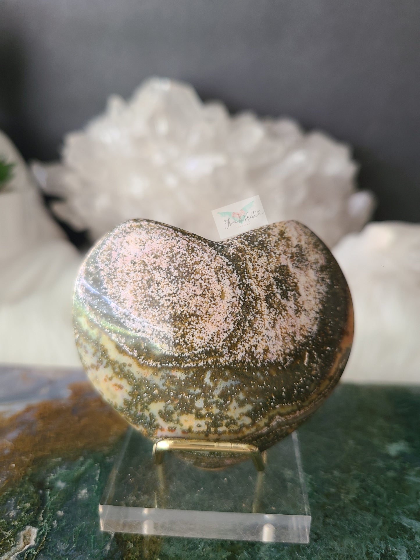 Ocean Jasper Hearts