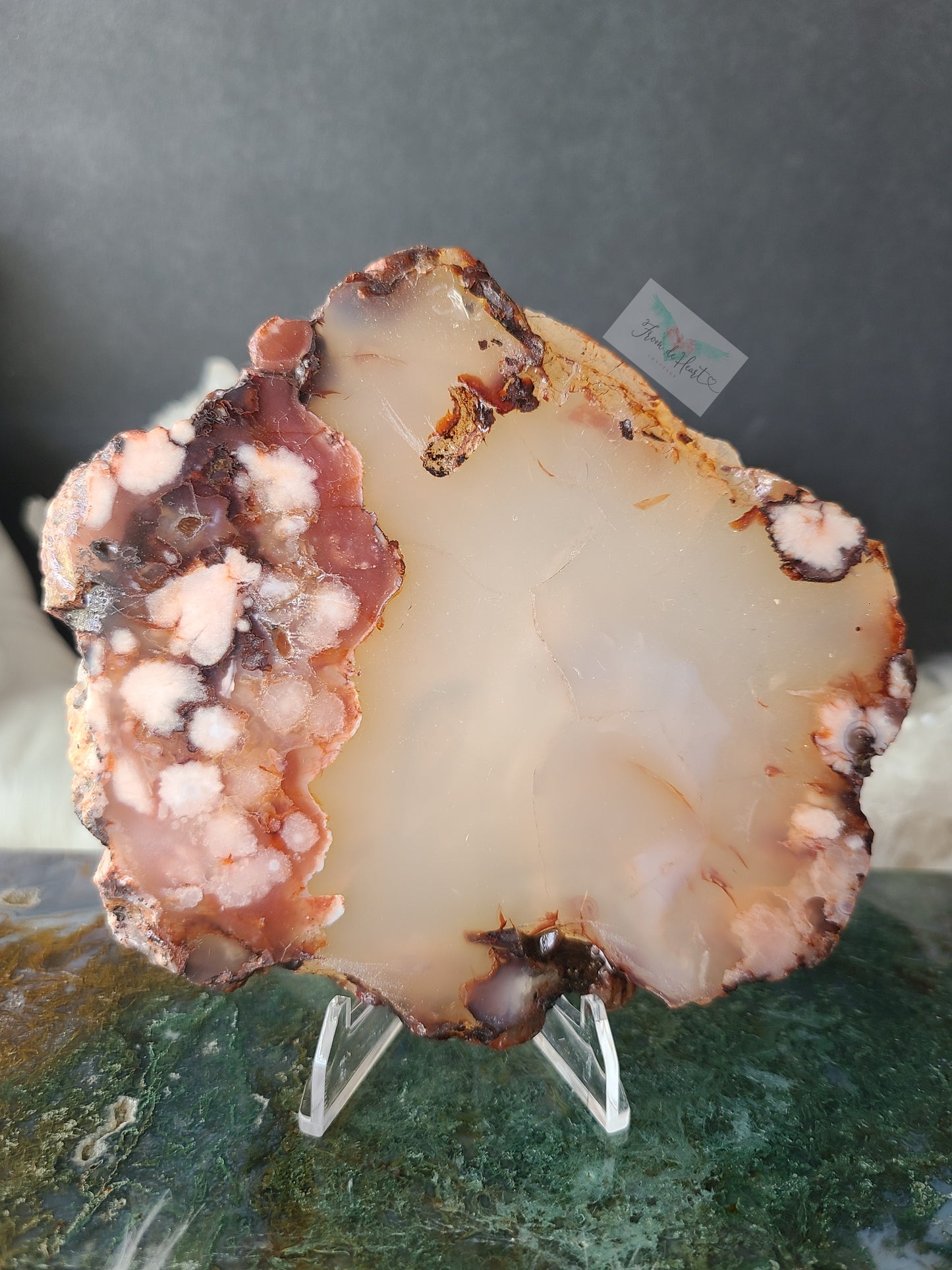 Carnelian Flower Agate Slabs (A)