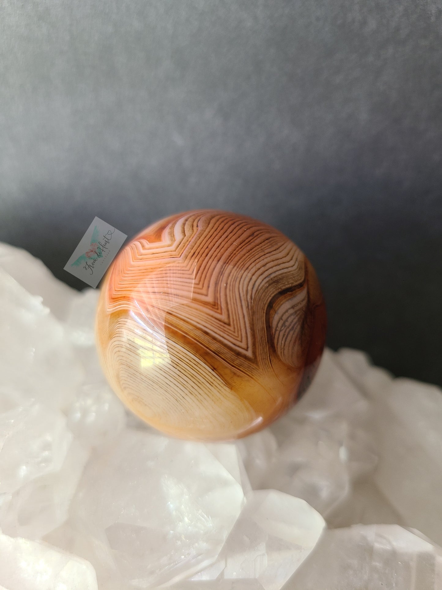 Sardonyx Agate Sphere (A)