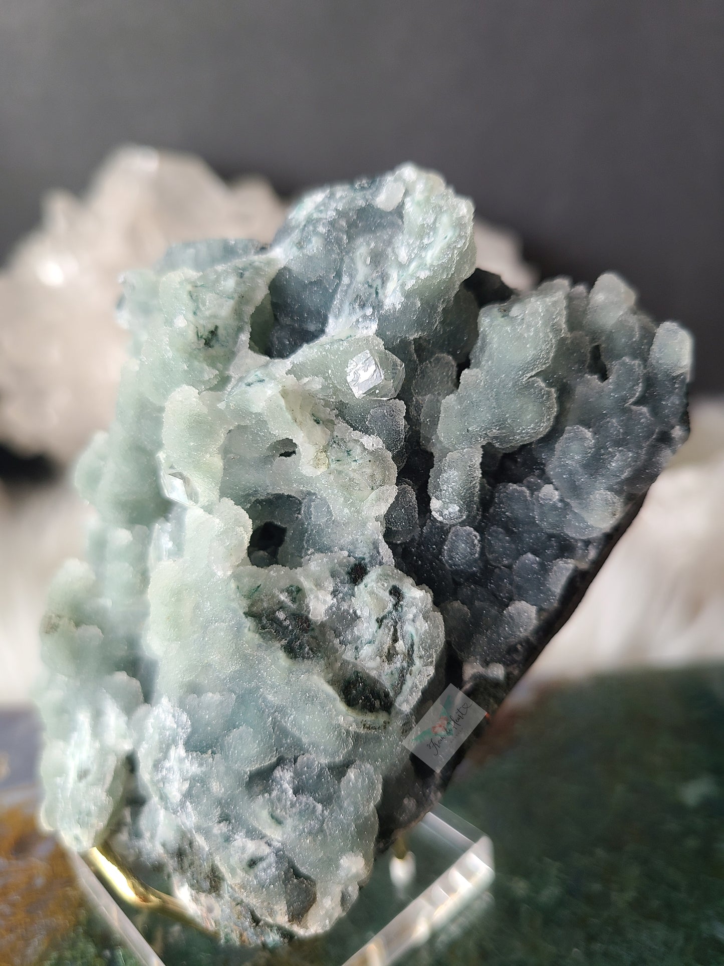 Chalcedony Apophyllite Cluster