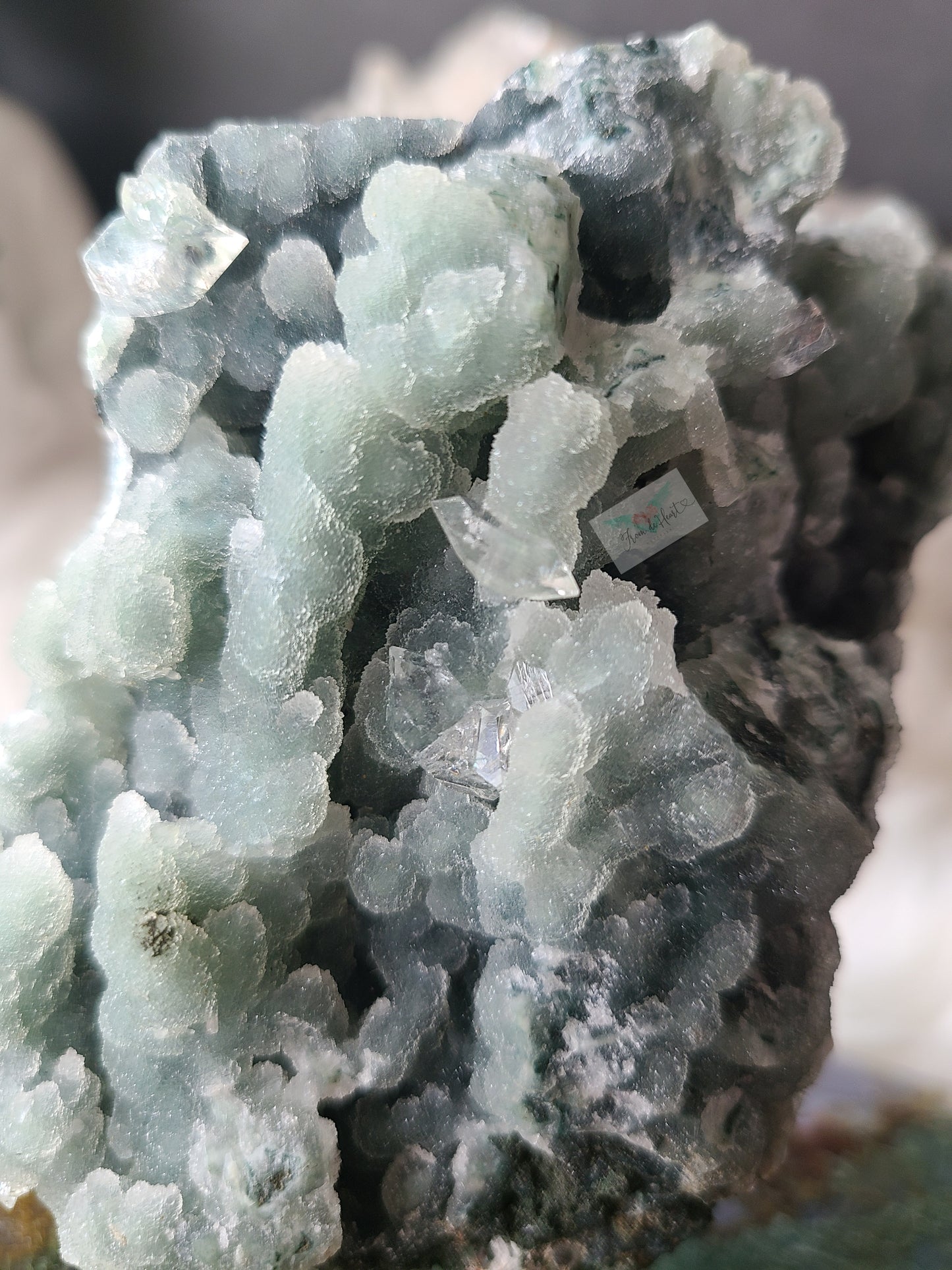 Chalcedony Apophyllite Cluster