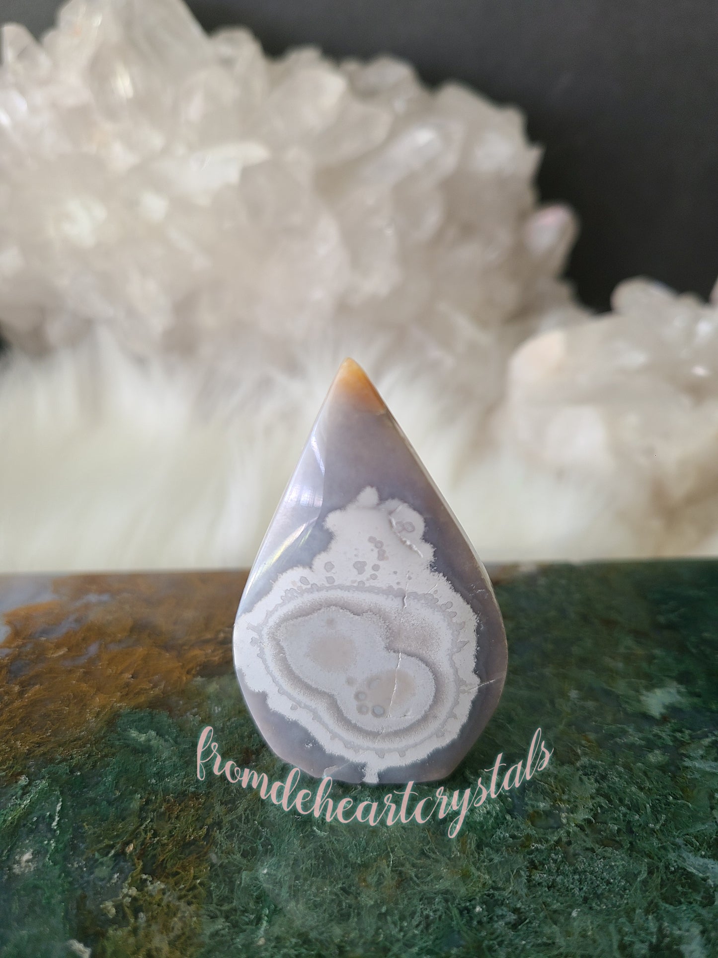 Mini Mexican Agate Flame (B)