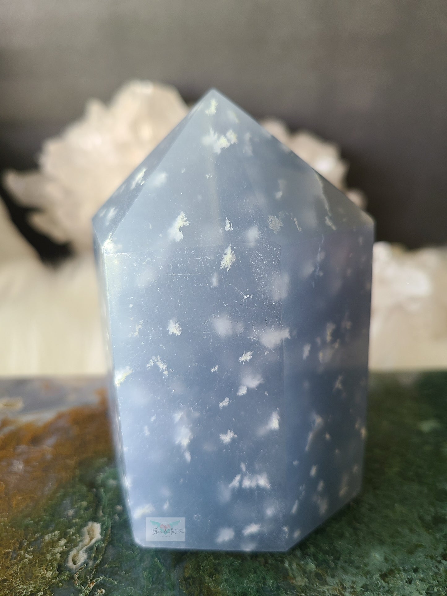 Feather Angelite Tower (RARE FIND)