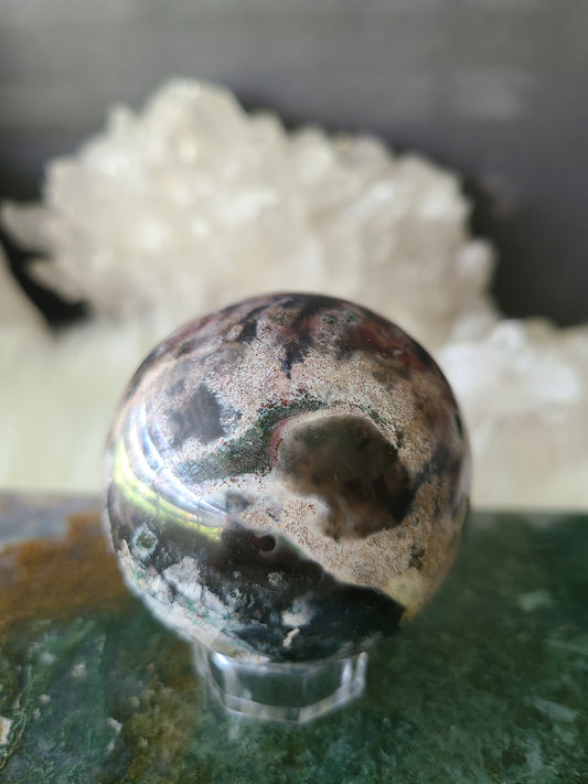 Cosmic Ocean Jasper Sphere