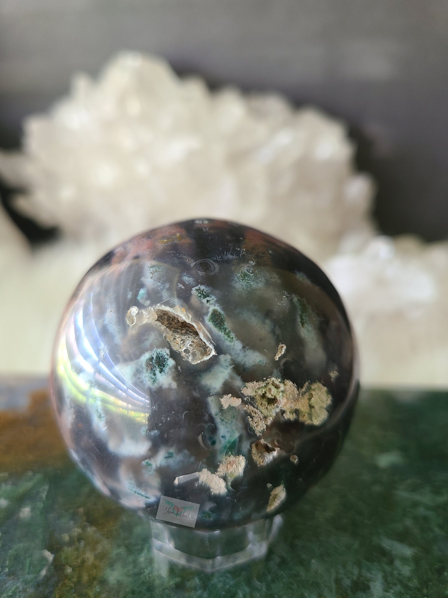 Cosmic Ocean Jasper Sphere