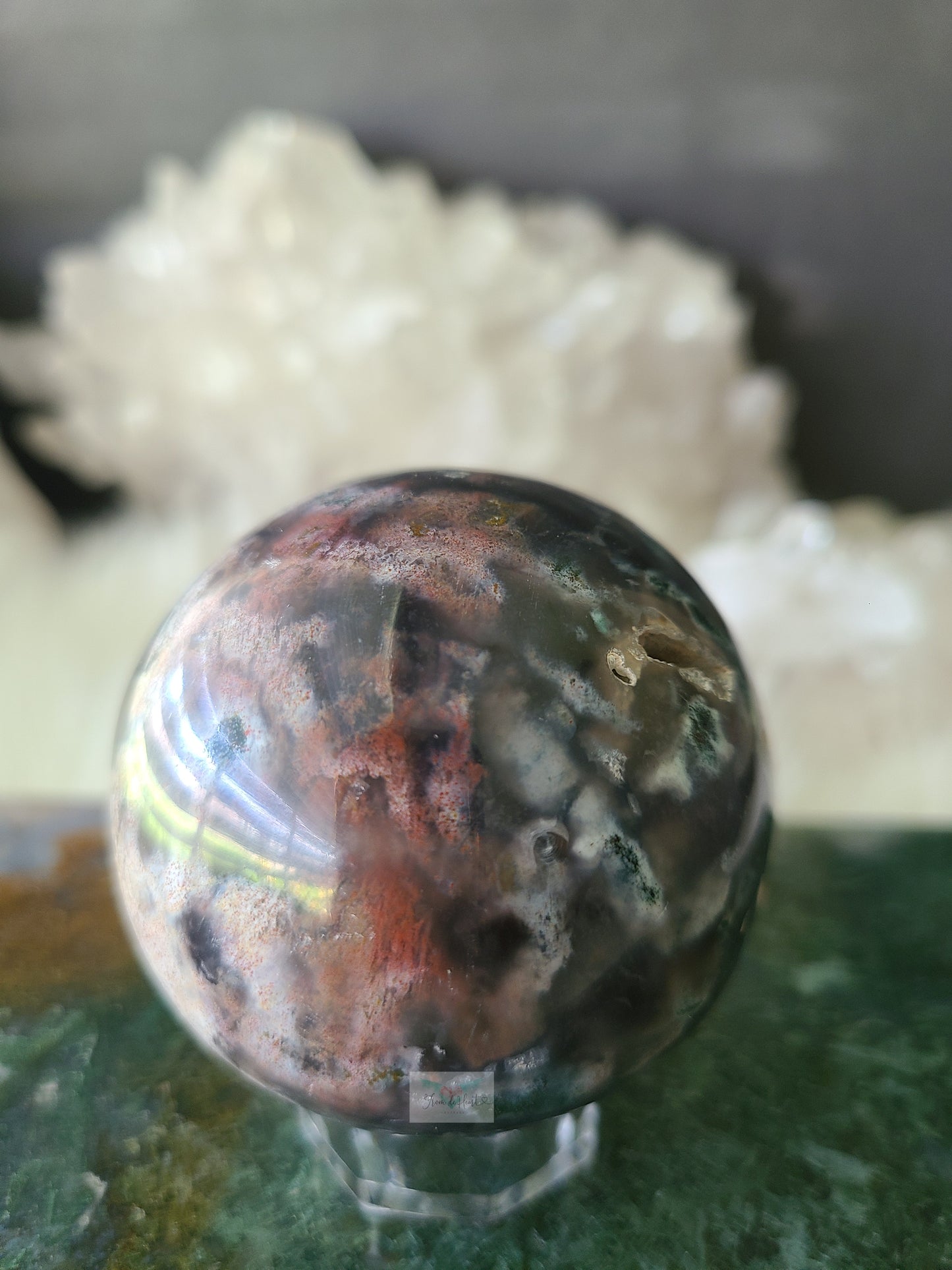 Cosmic Ocean Jasper Sphere