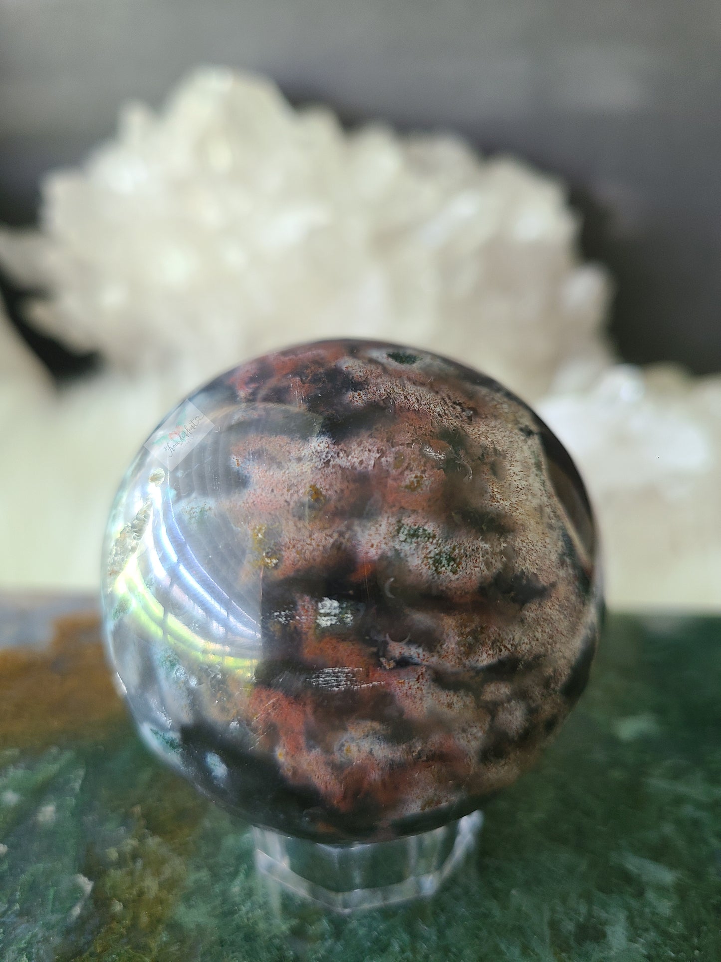 Cosmic Ocean Jasper Sphere