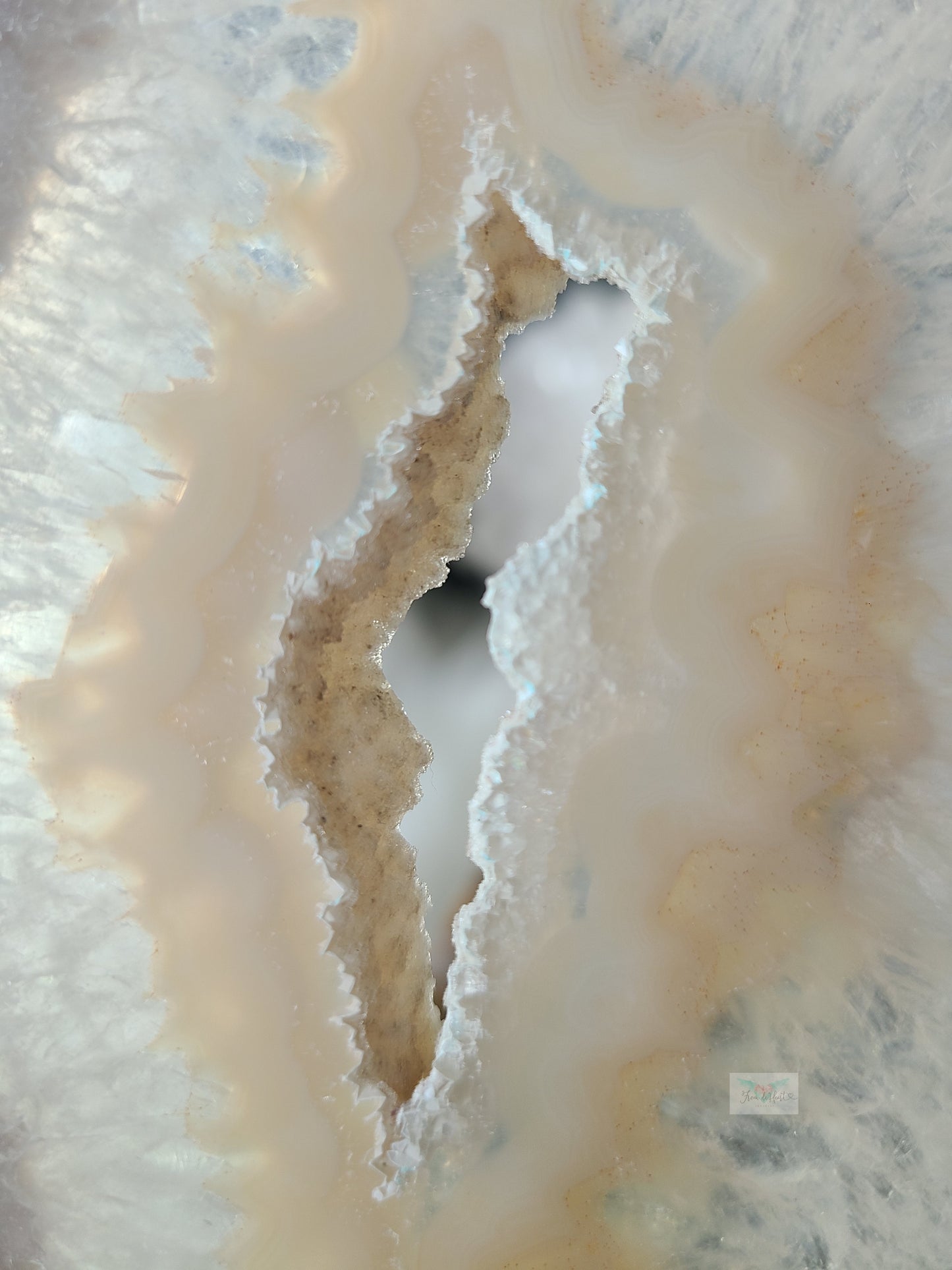 Agate Slice on Stand
