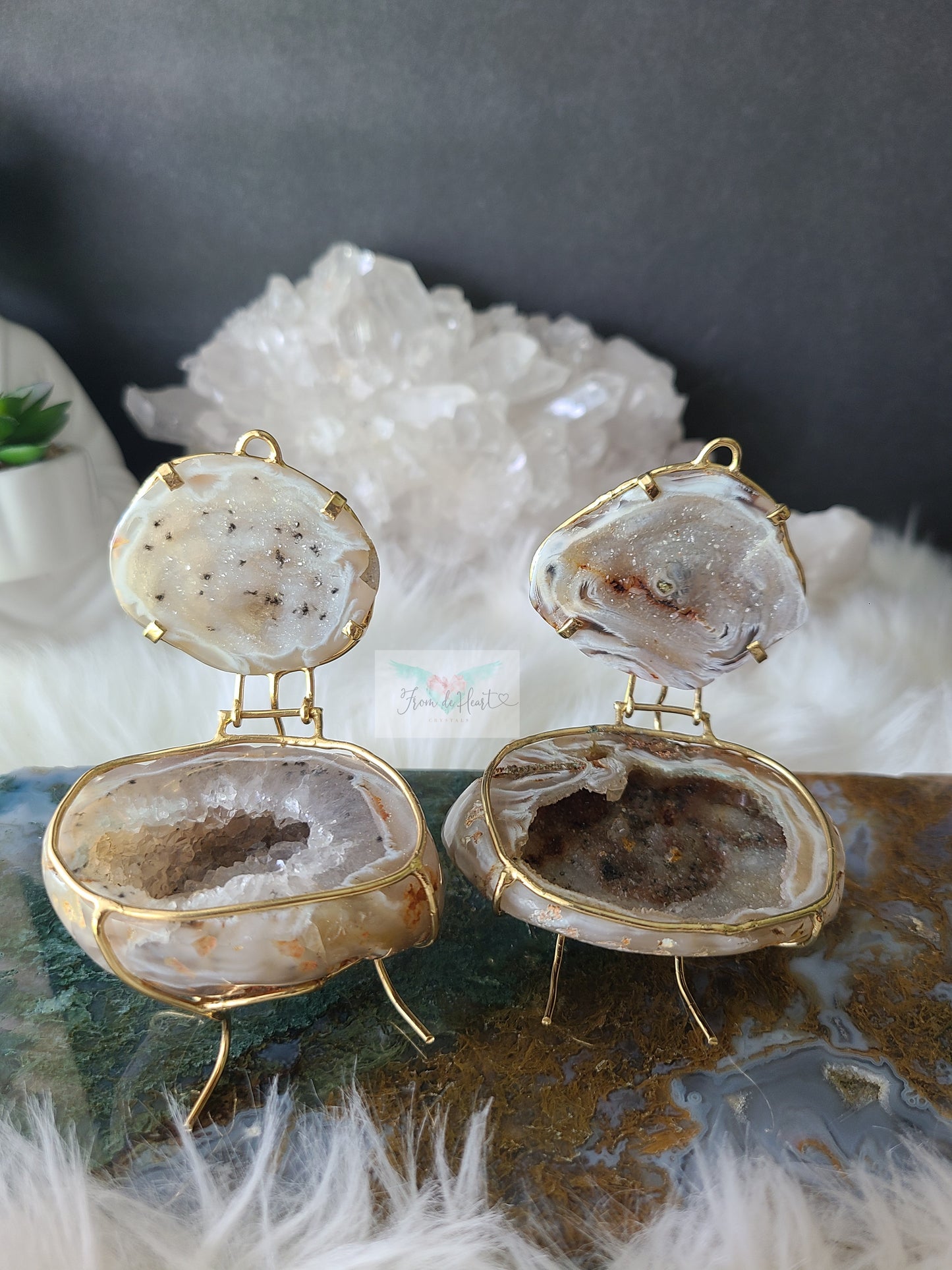 Druzy Agate Jewelry Box (A)