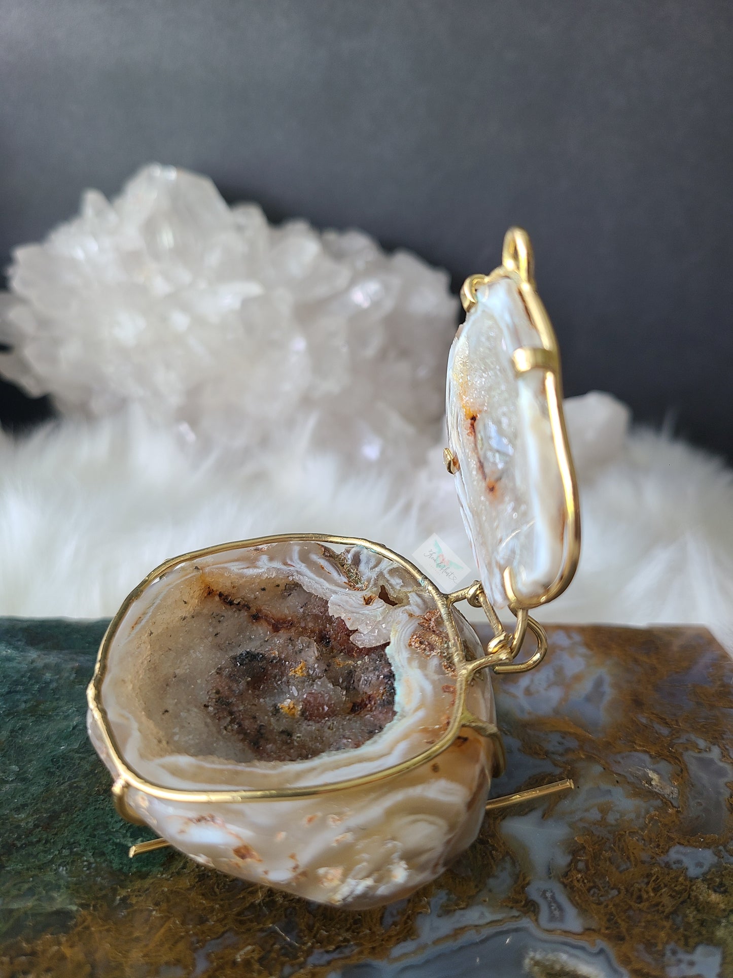 Druzy Agate Jewelry Box (B)