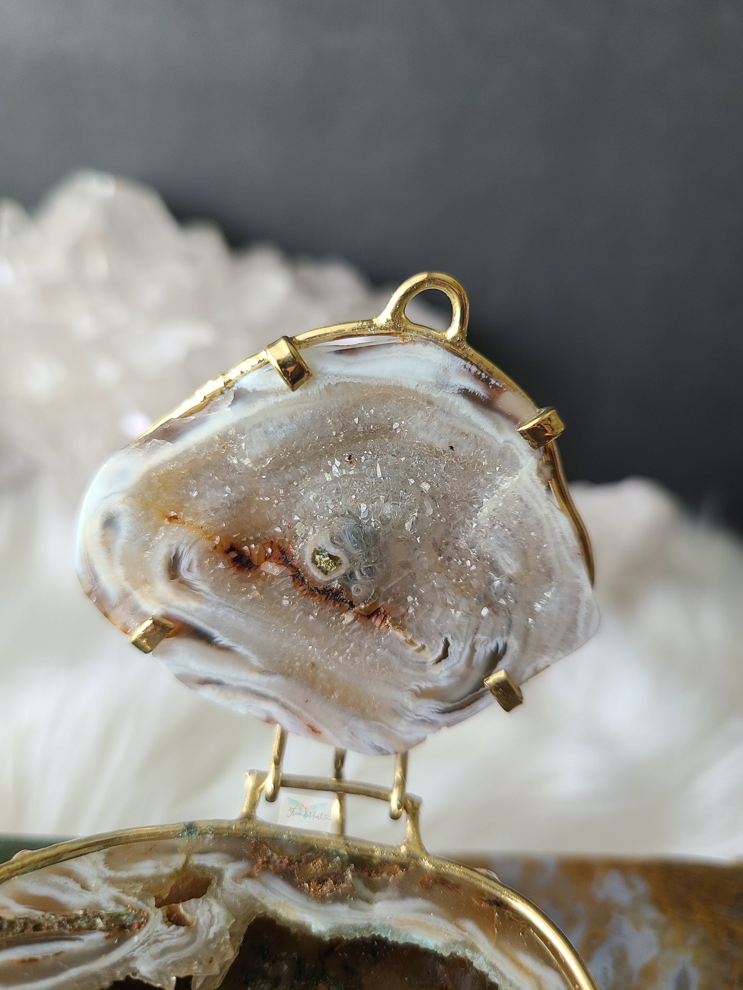 Druzy Agate Jewelry Box (B)