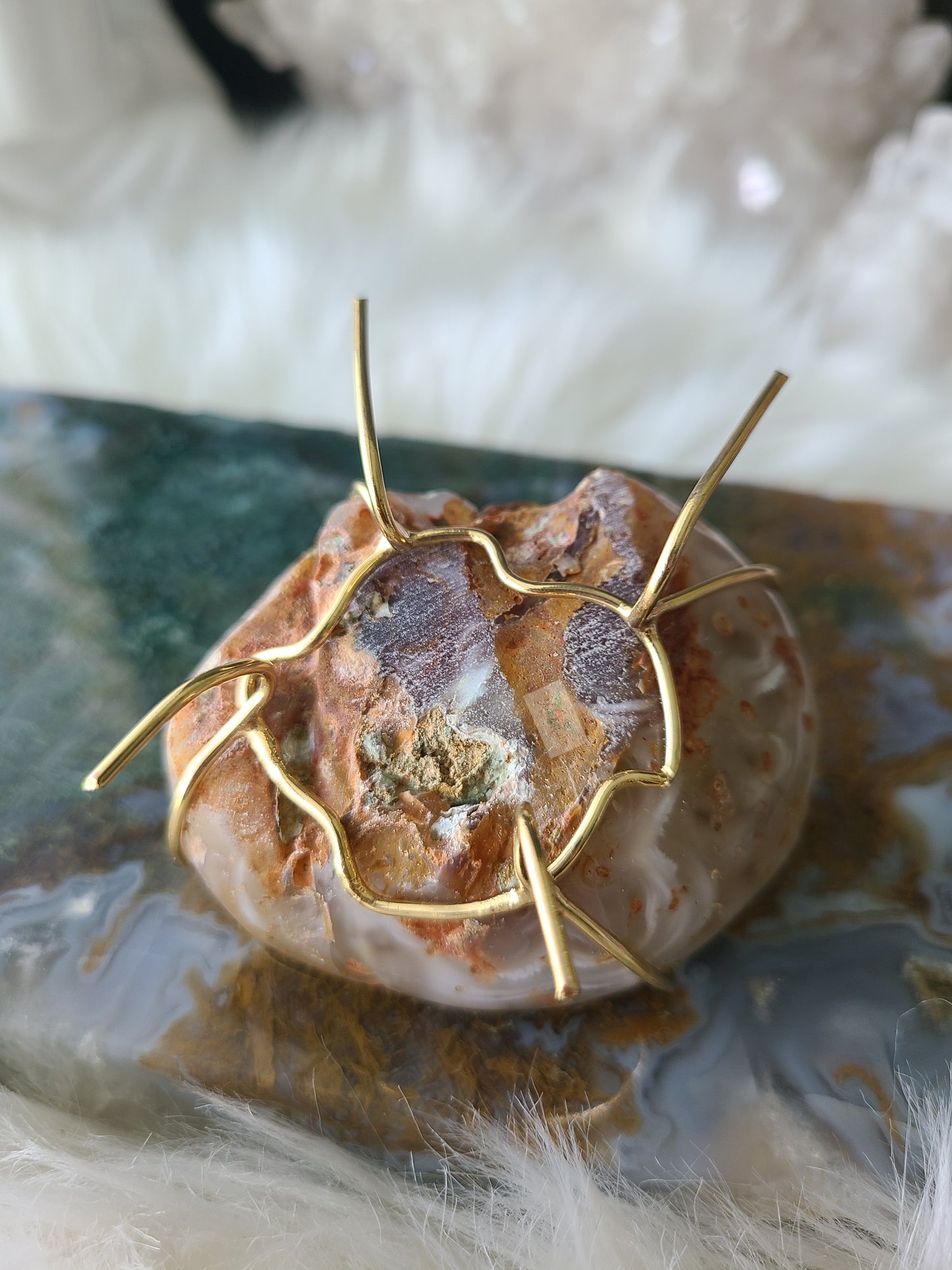 Druzy Agate Jewelry Box (A)
