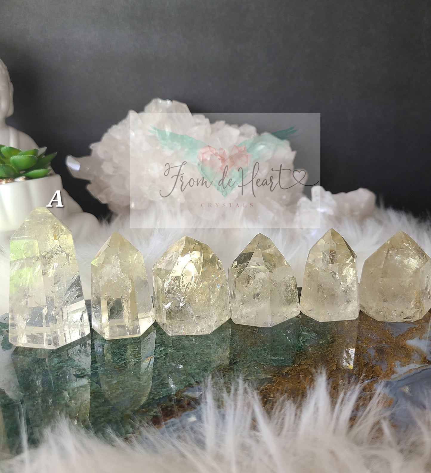 Natural Citrine Tower (A)