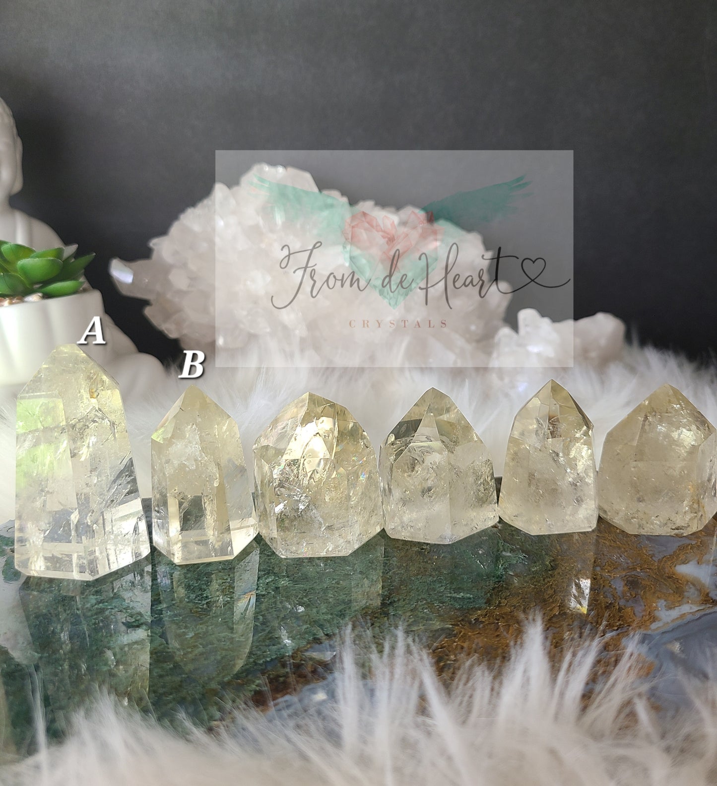 Natural Citrine Tower (B)