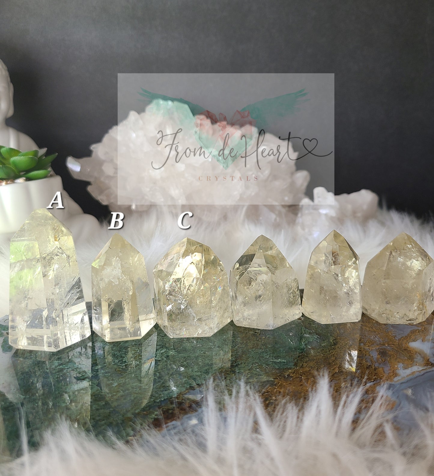 Natural Citrine Tower (C)