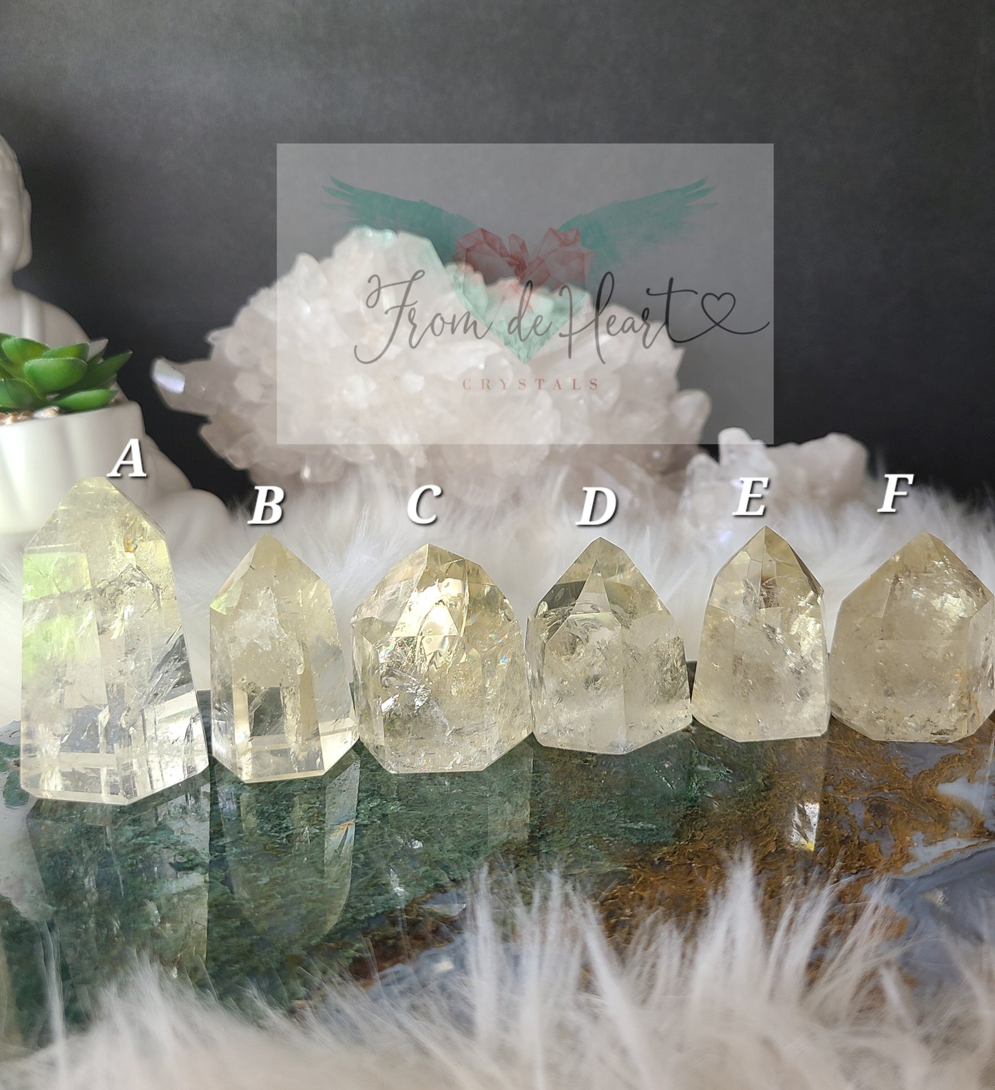 Natural Citrine Tower (E)